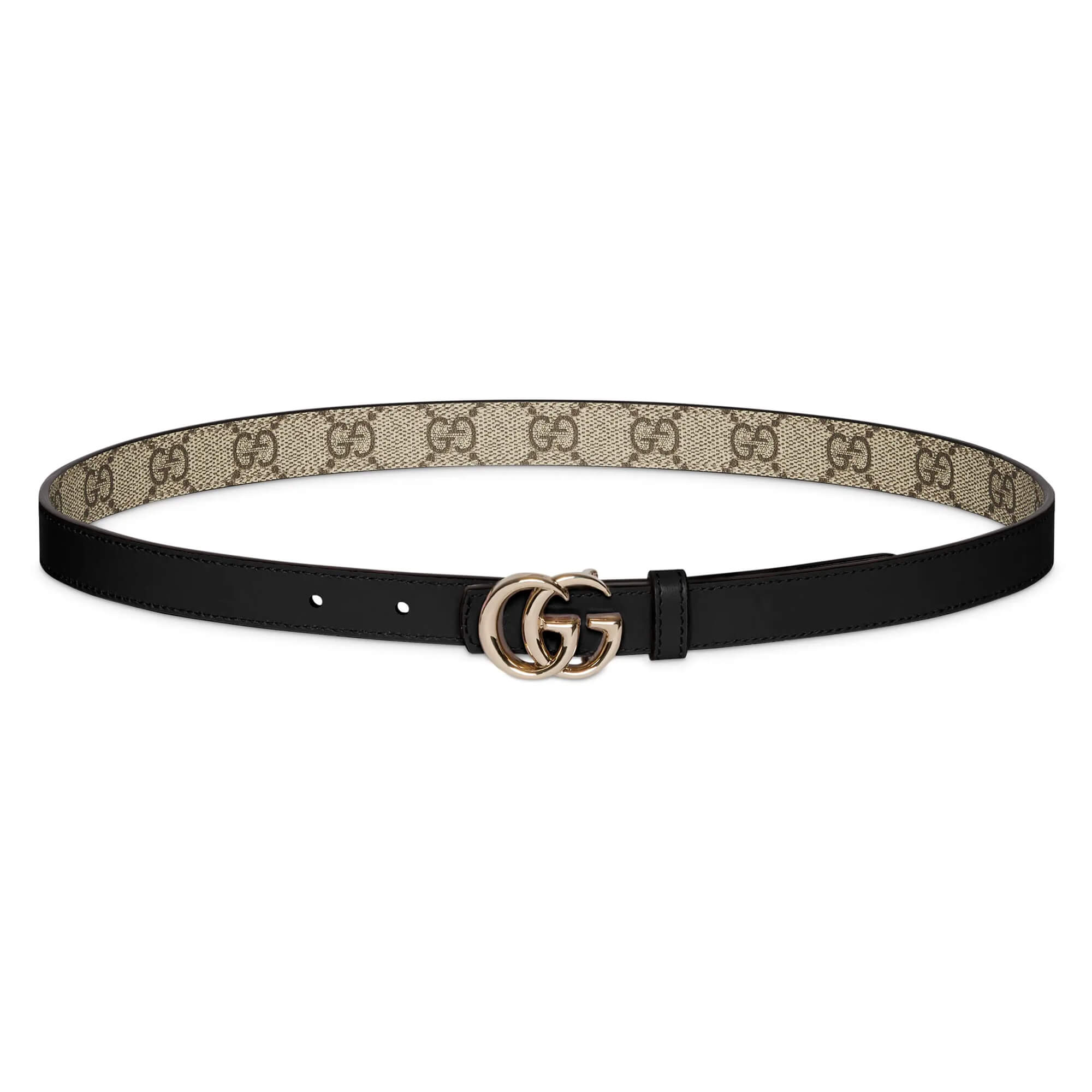 Gucci Reversible GG Marmont Thin Belt