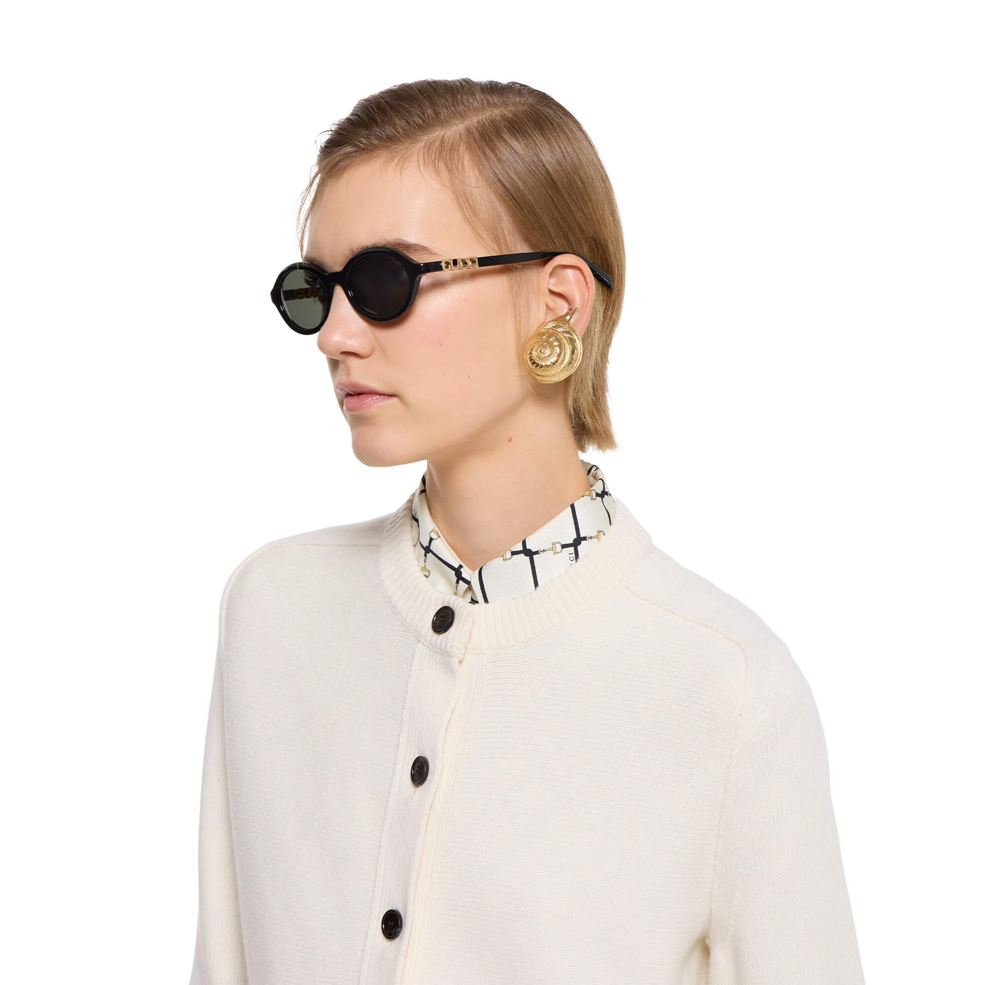 Gucci Round Frame Sunglasses