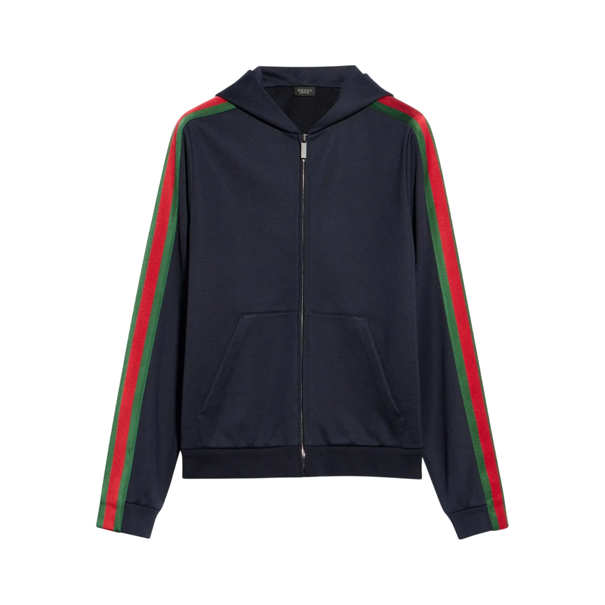 Gucci Silk Cotton Jersey Zip Jacket