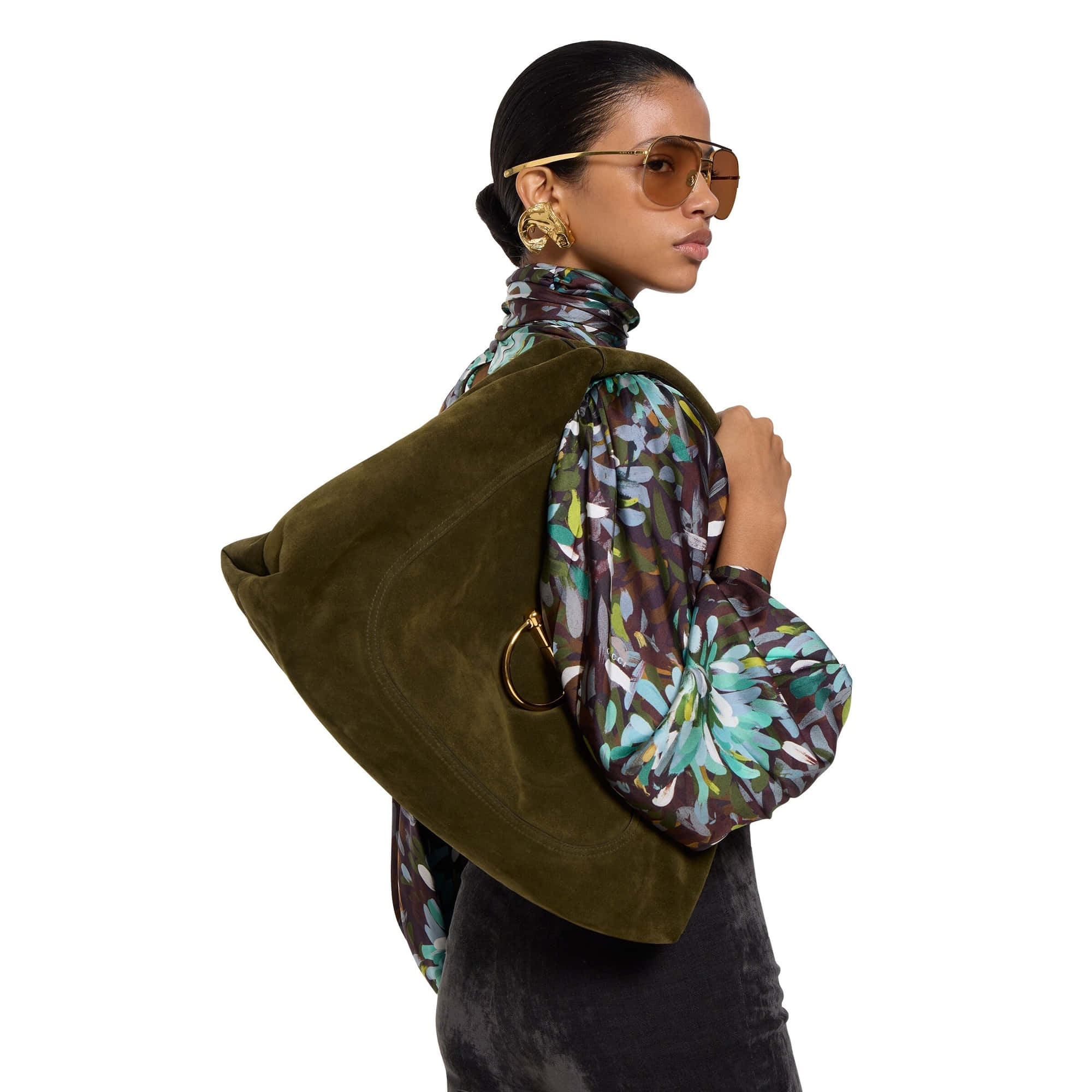 Gucci Softbit Maxi Shoulder Bag