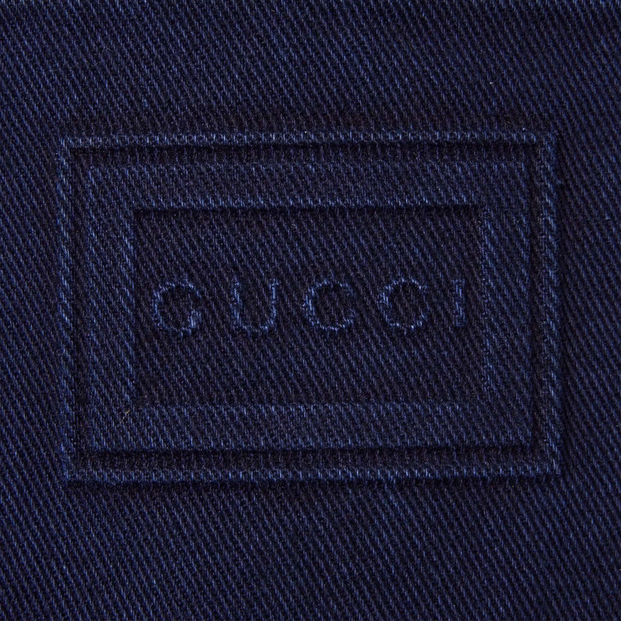 Gucci Washed Denim Pant With Embossed Label