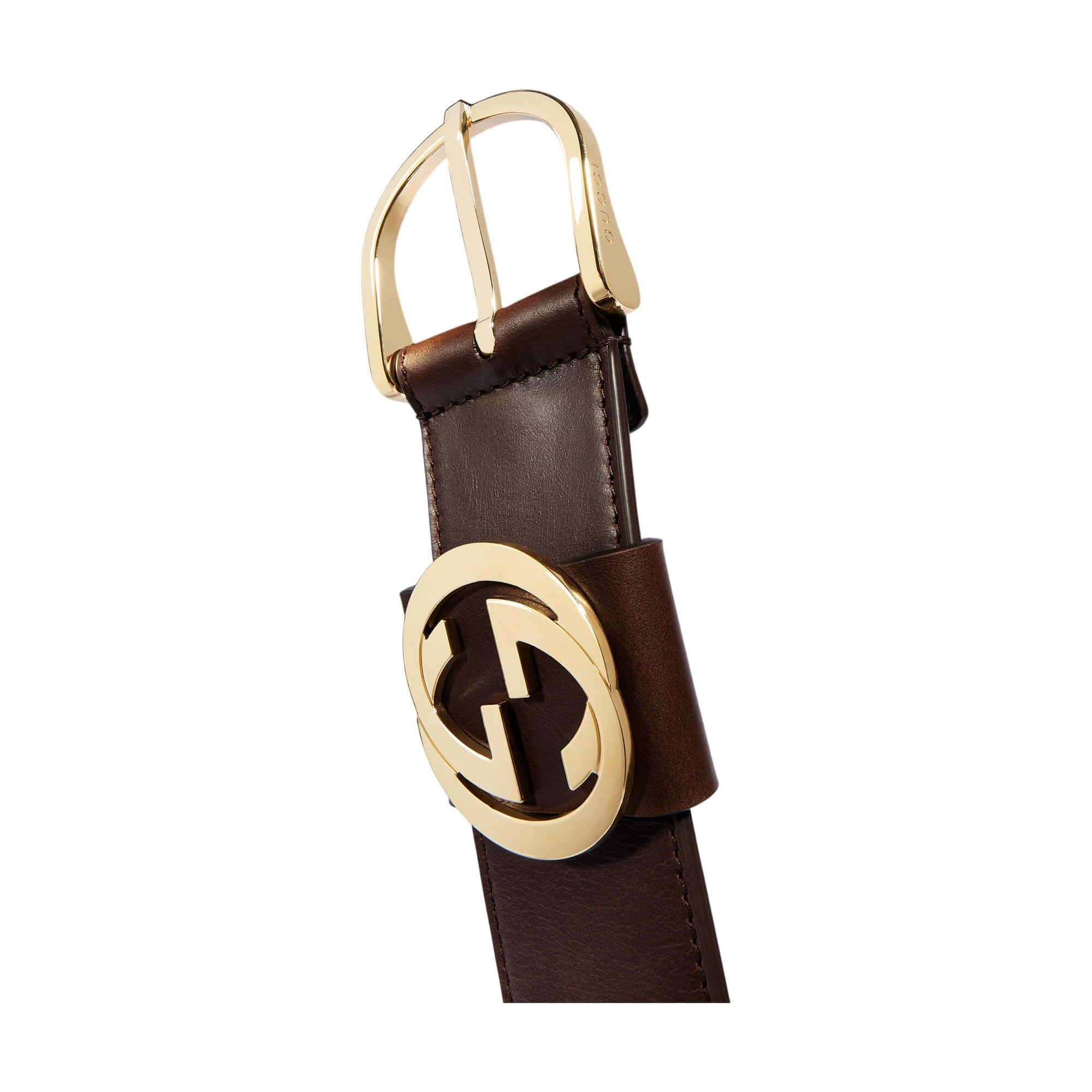 Gucci Wide Belt With Round Buckle