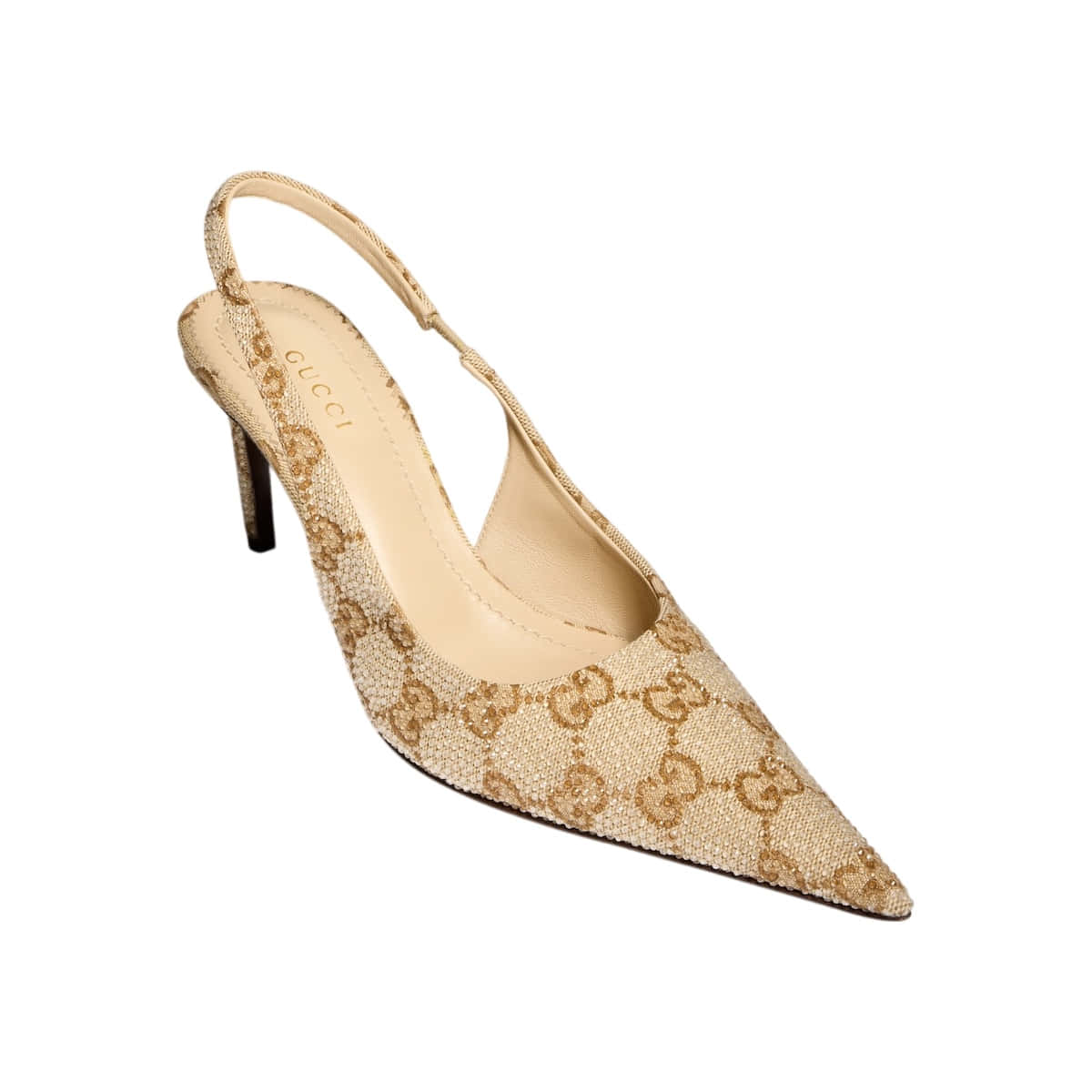 Gucci Women's Donna Crystal Slingback Pump