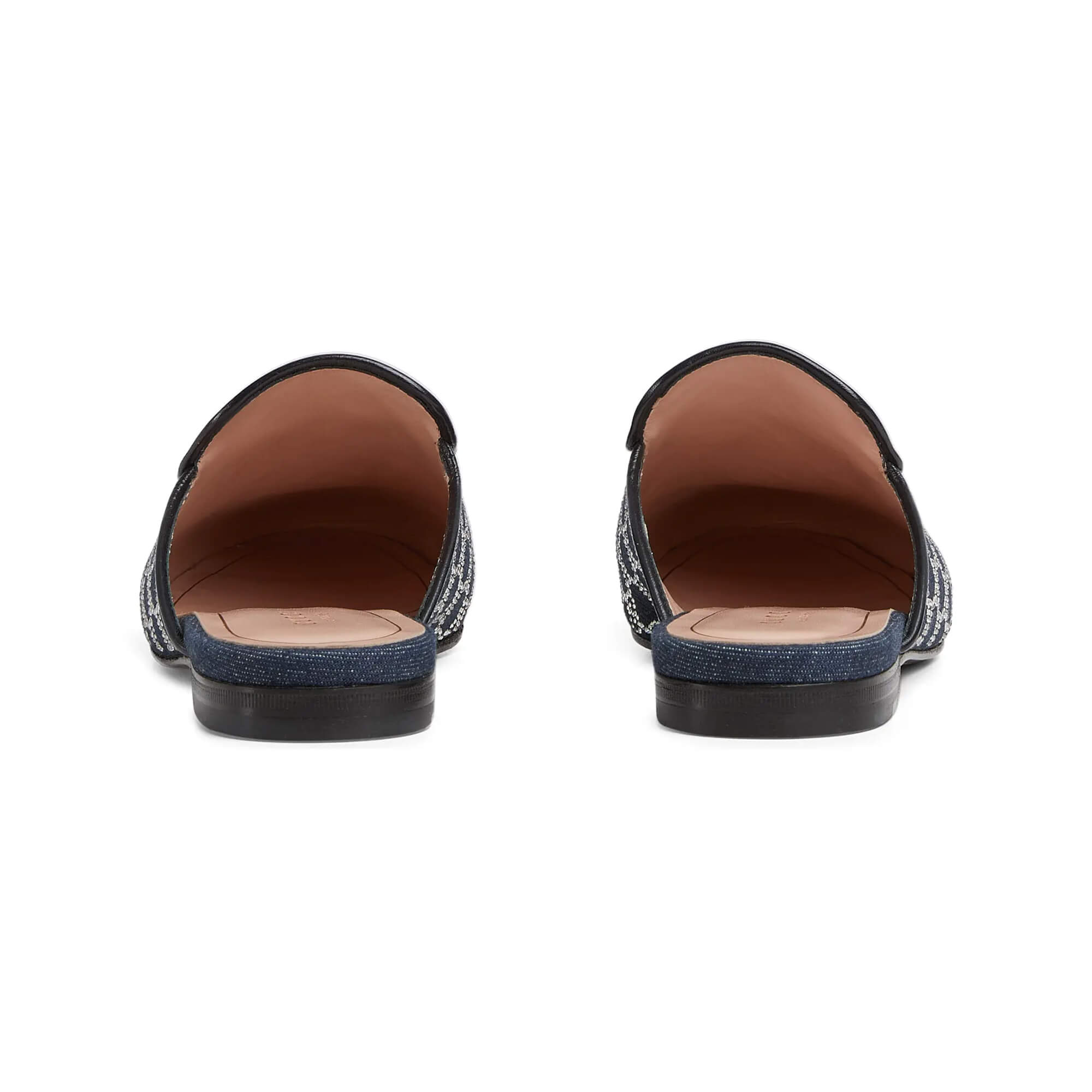 Gucci Women's GG Crystal Princetown Slipper
