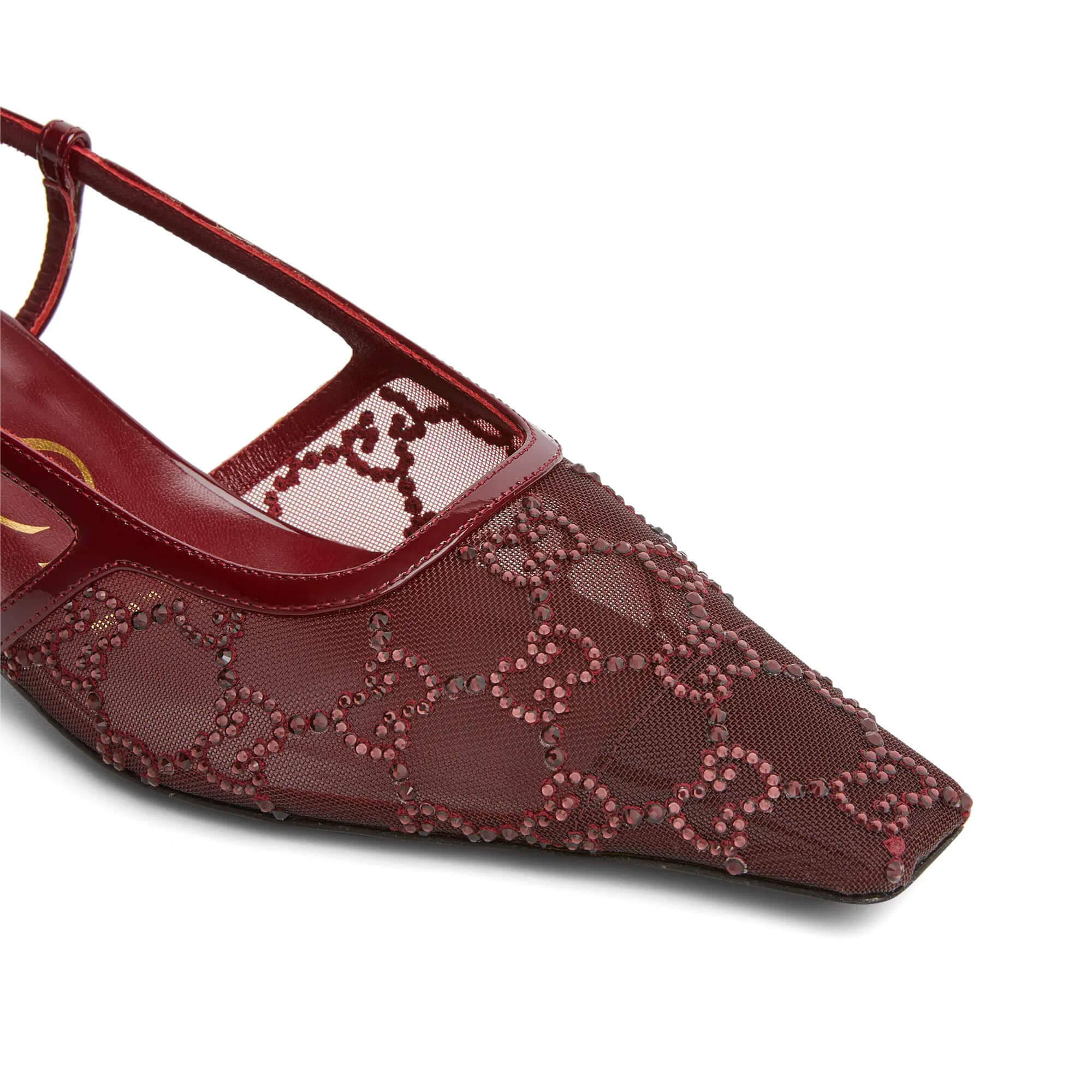 Gucci Women's GG Crystal Slingback Pump
