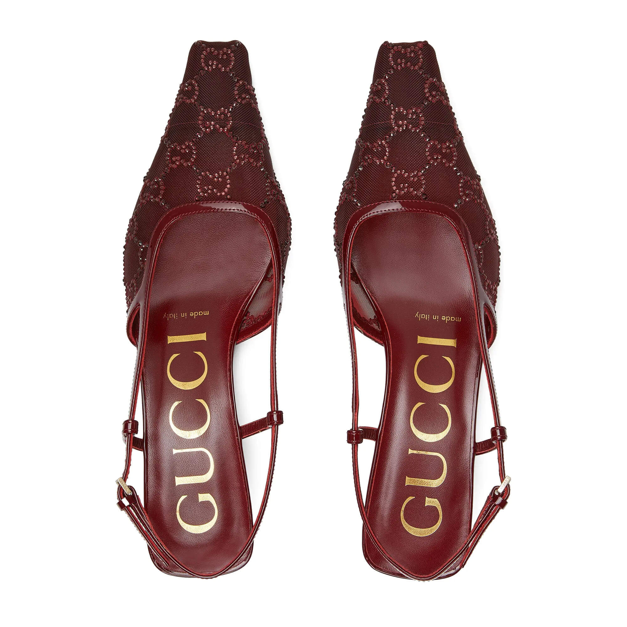 Gucci Women's GG Crystal Slingback Pump