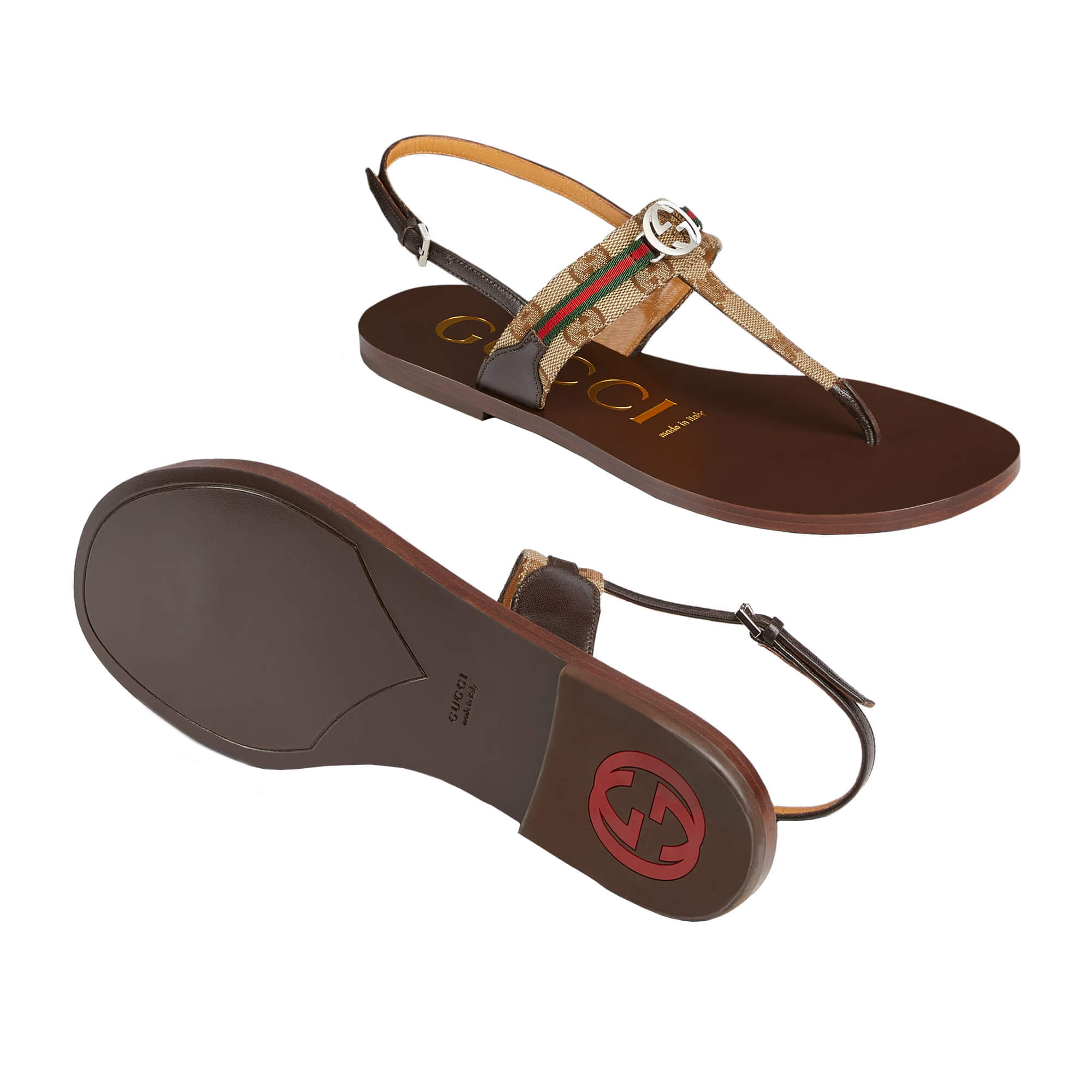 Gucci Women's Interlocking G Web Sandal