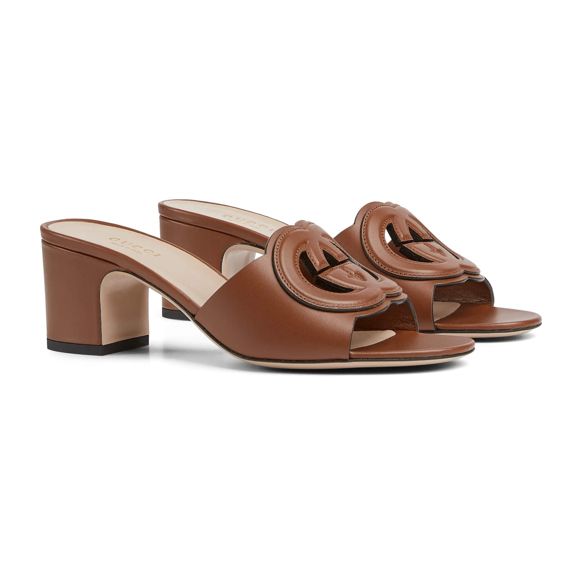 Gucci Women’s Slide Sandal With Interlocking G