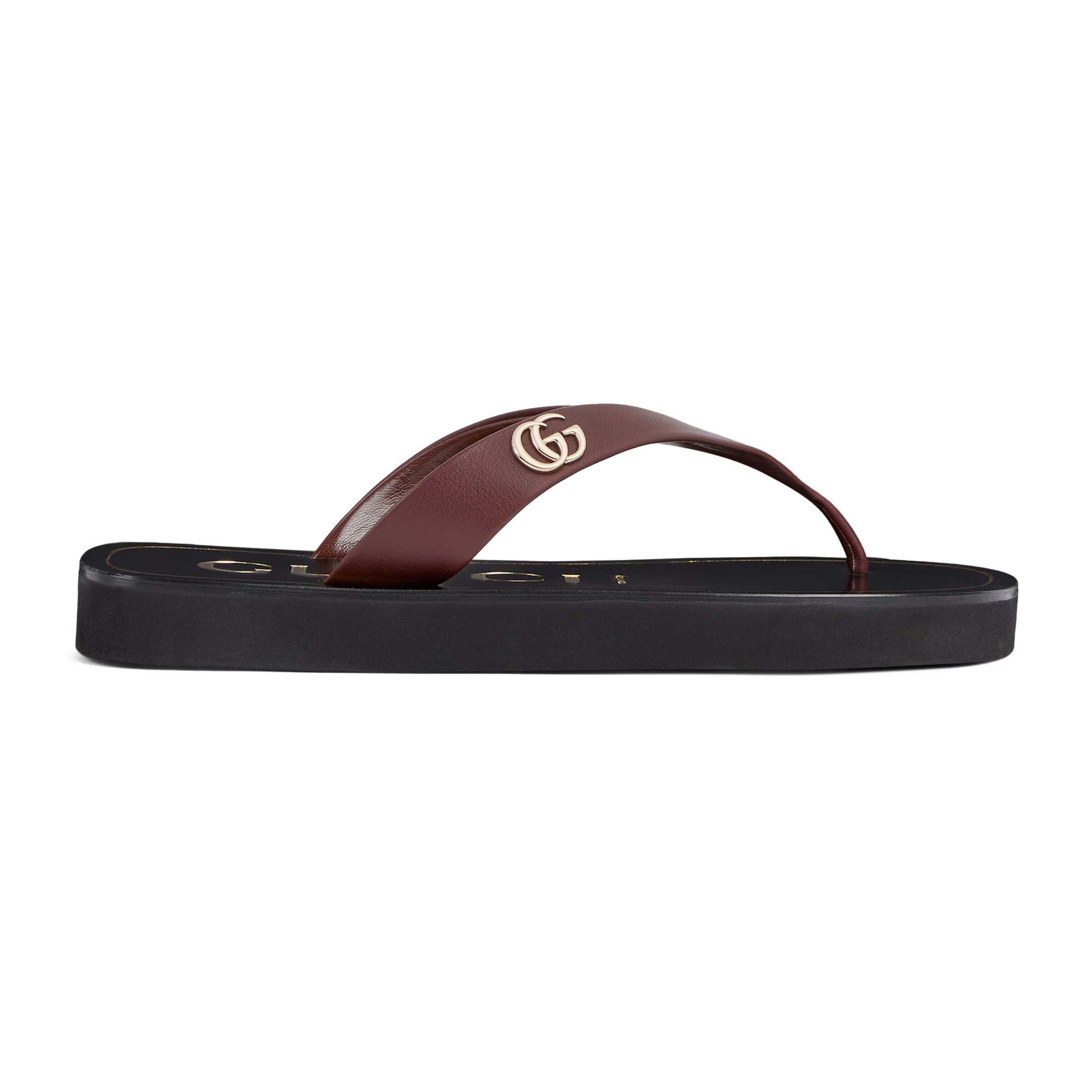Gucci Women's Thong Sandal With Double G