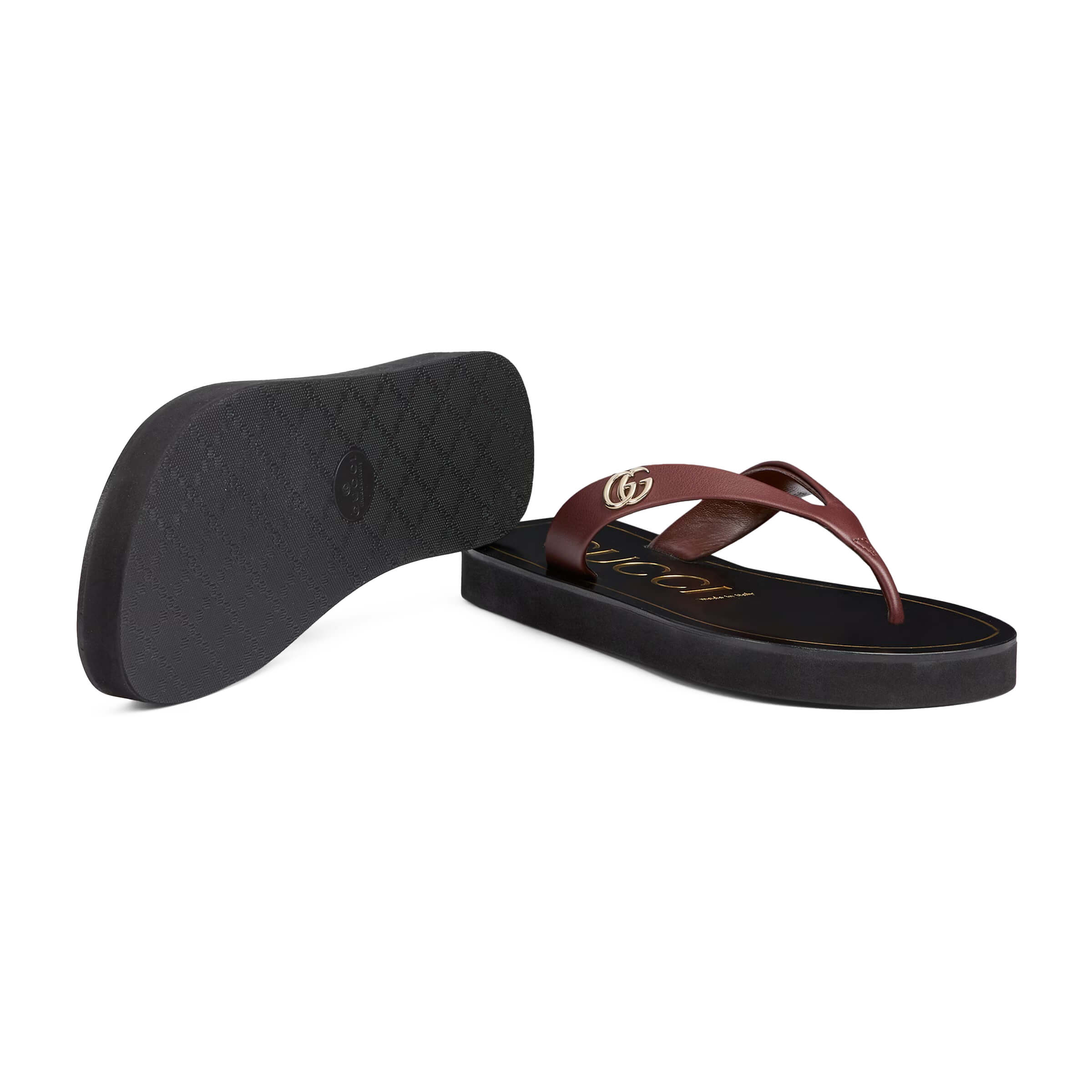 Gucci Women's Thong Sandal With Double G