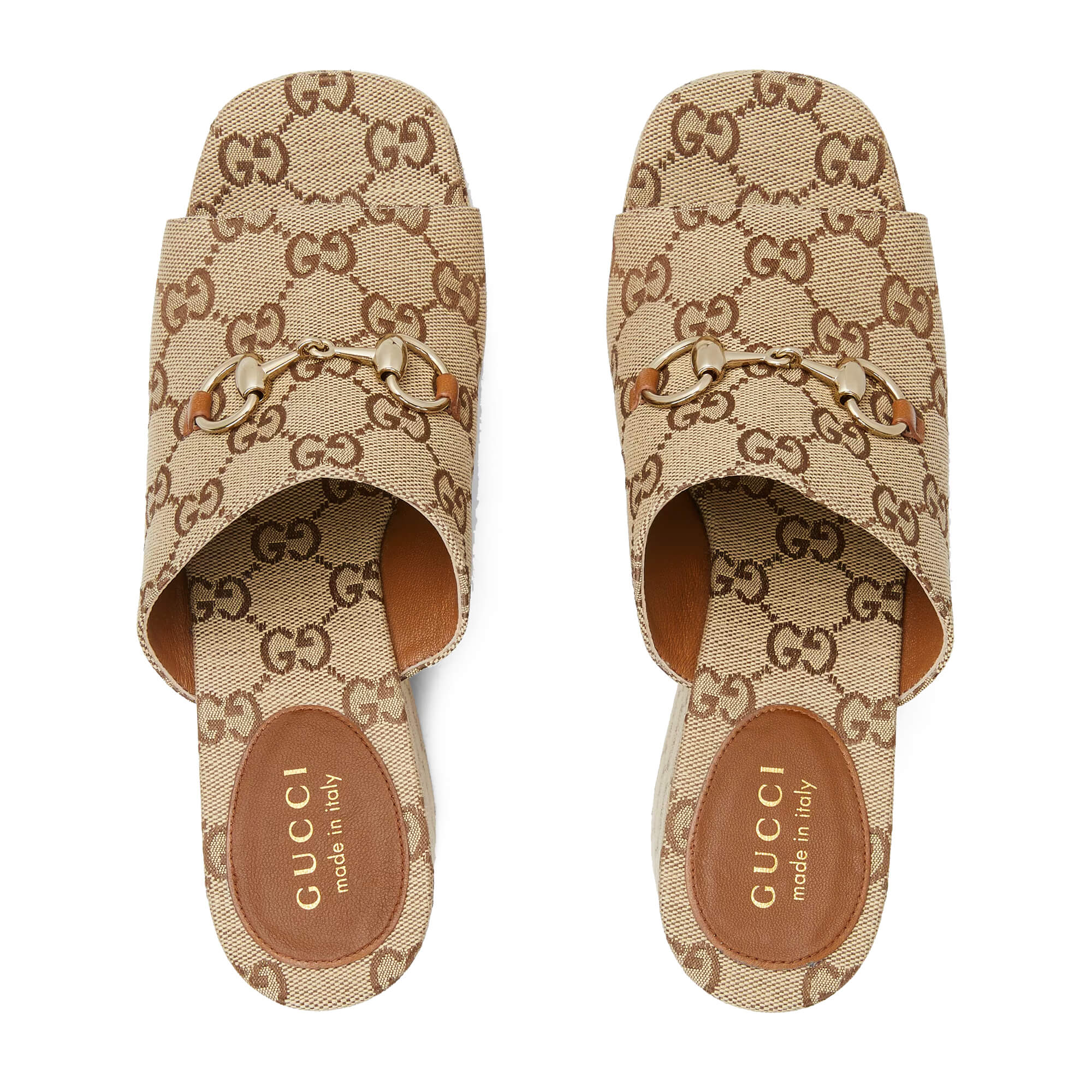 Gucci Women's Wedge Sandal With Horsebit