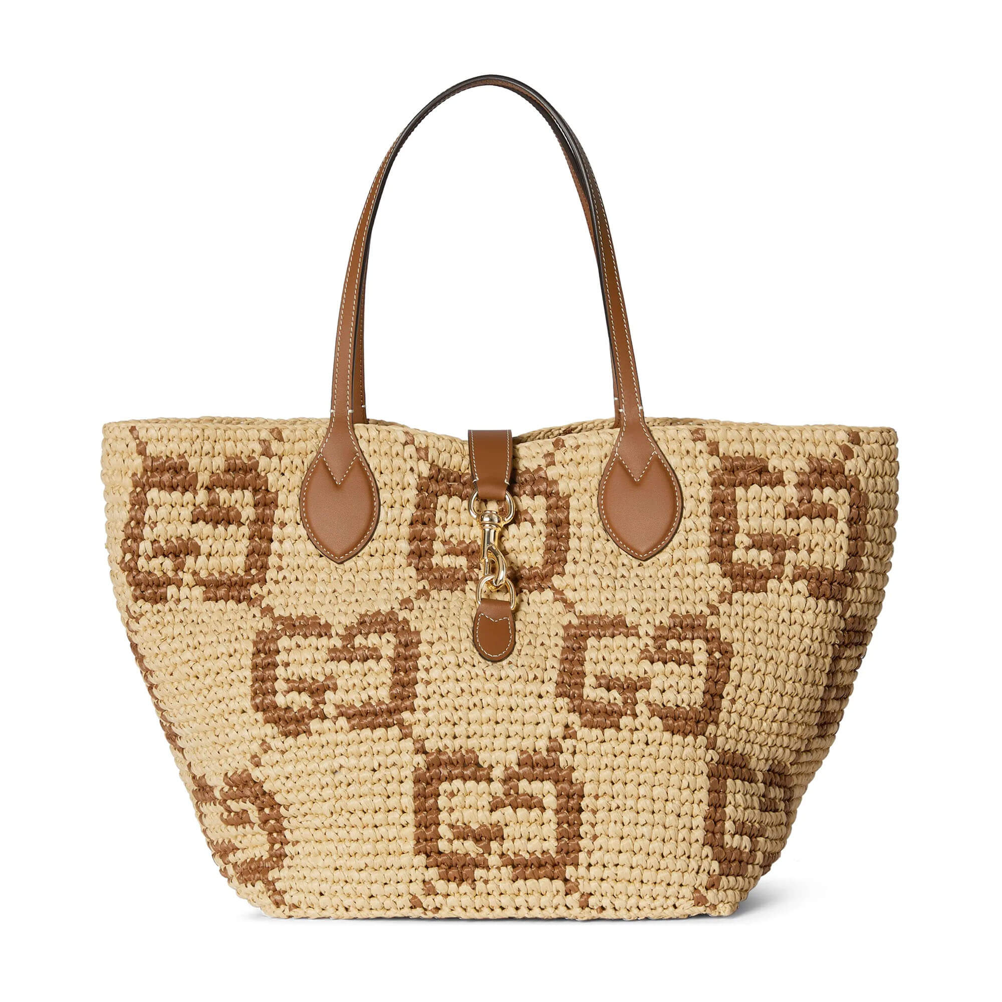 Gucci Woven Medium Tote Bag