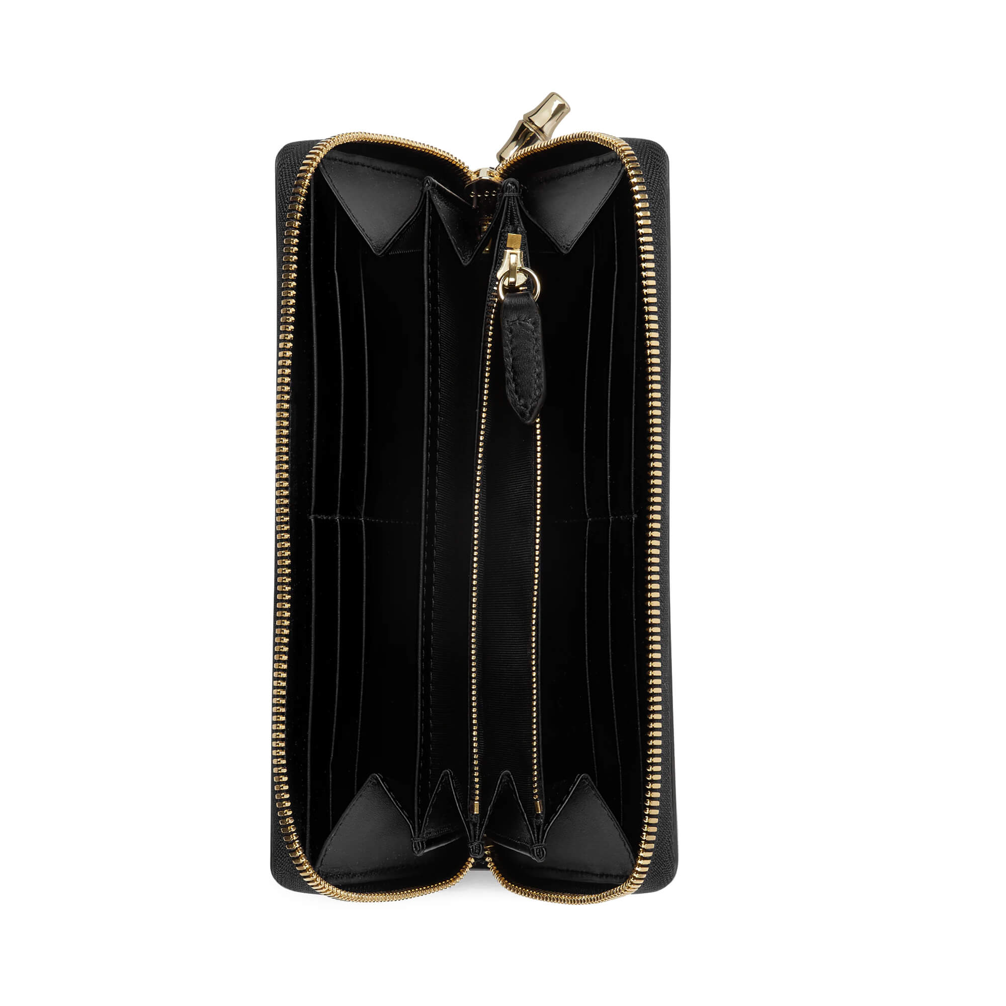 Gucci Zip Around Wallet With Bamboo