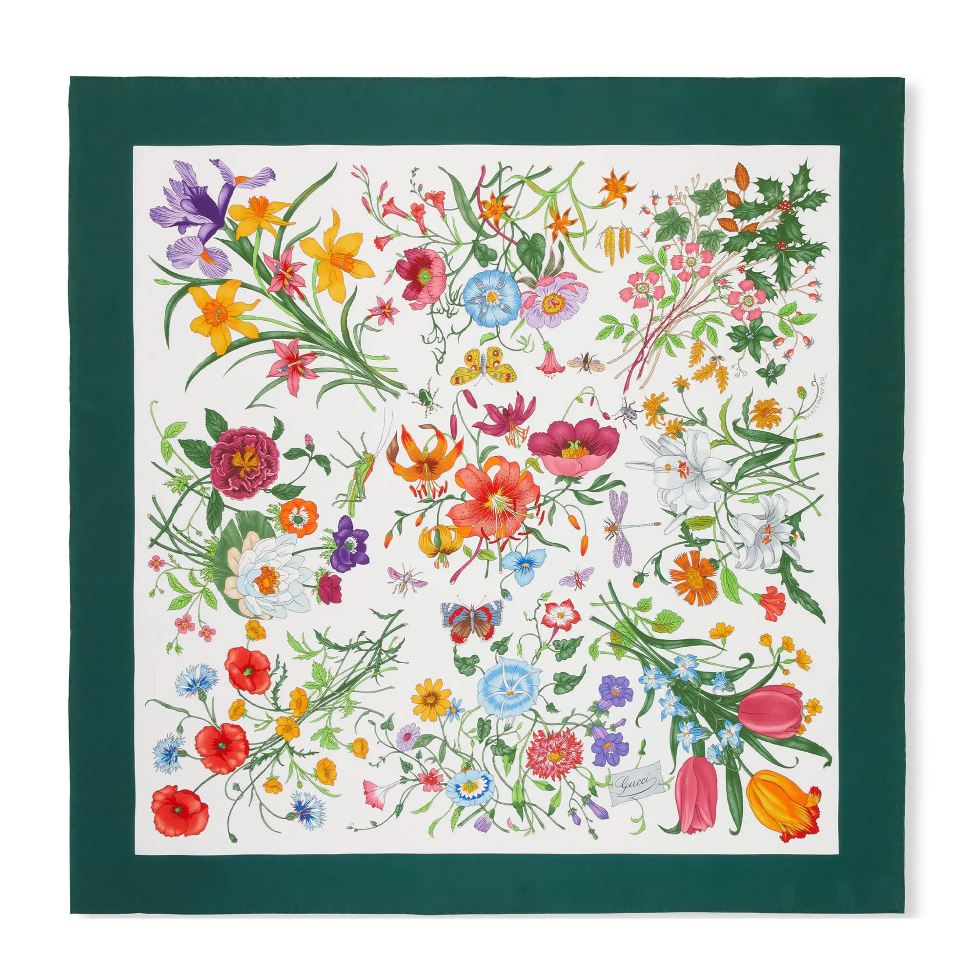 Gucci Printed Silk Twill Carré