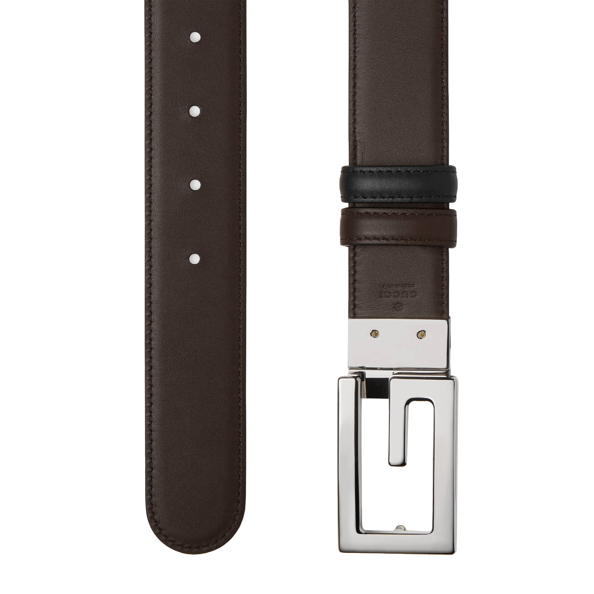 Gucci Reversible Belt With Square G Buckle
