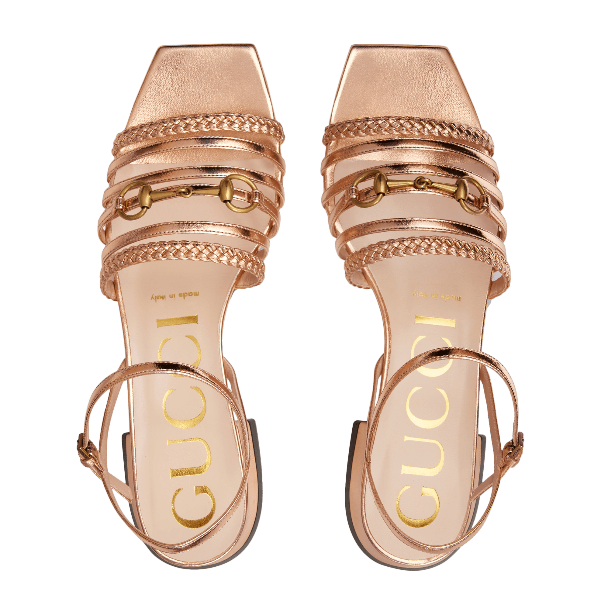 Gucci Women's Leather Sandal With Horsebit