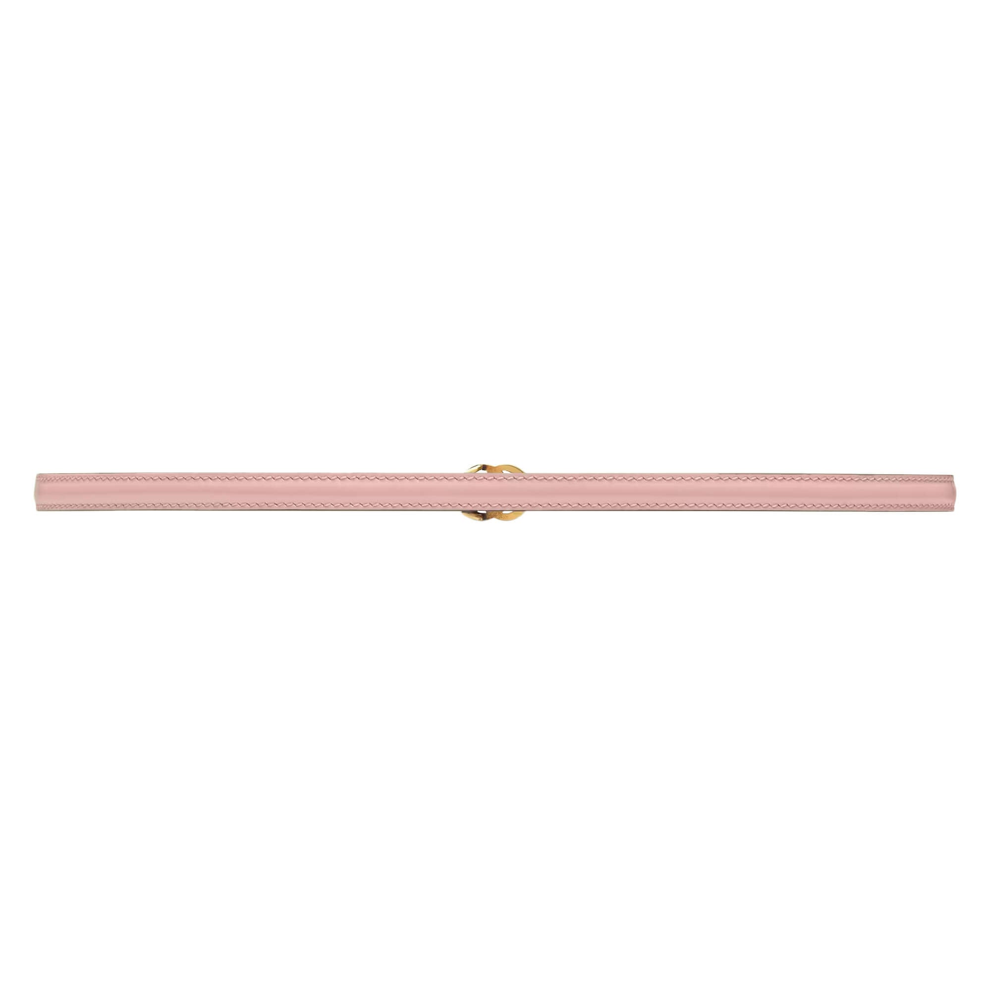 Gucci Thin Patent Double G Belt
