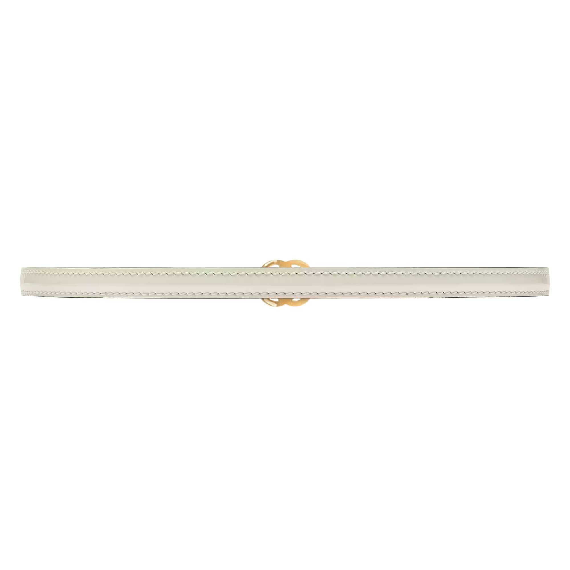 Gucci Thin Patent Double G Belt