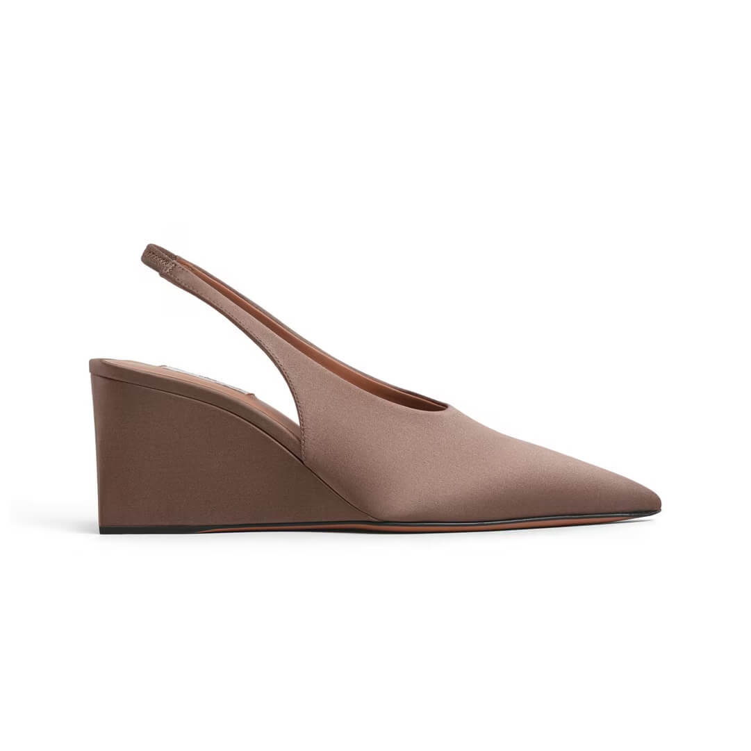 Alaïa Cube Wedge Slingbacks