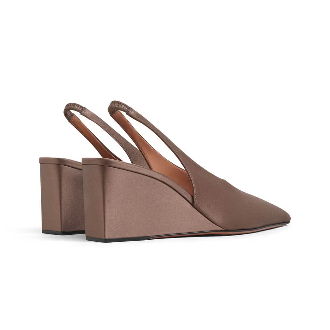 Alaïa Cube Wedge Slingbacks