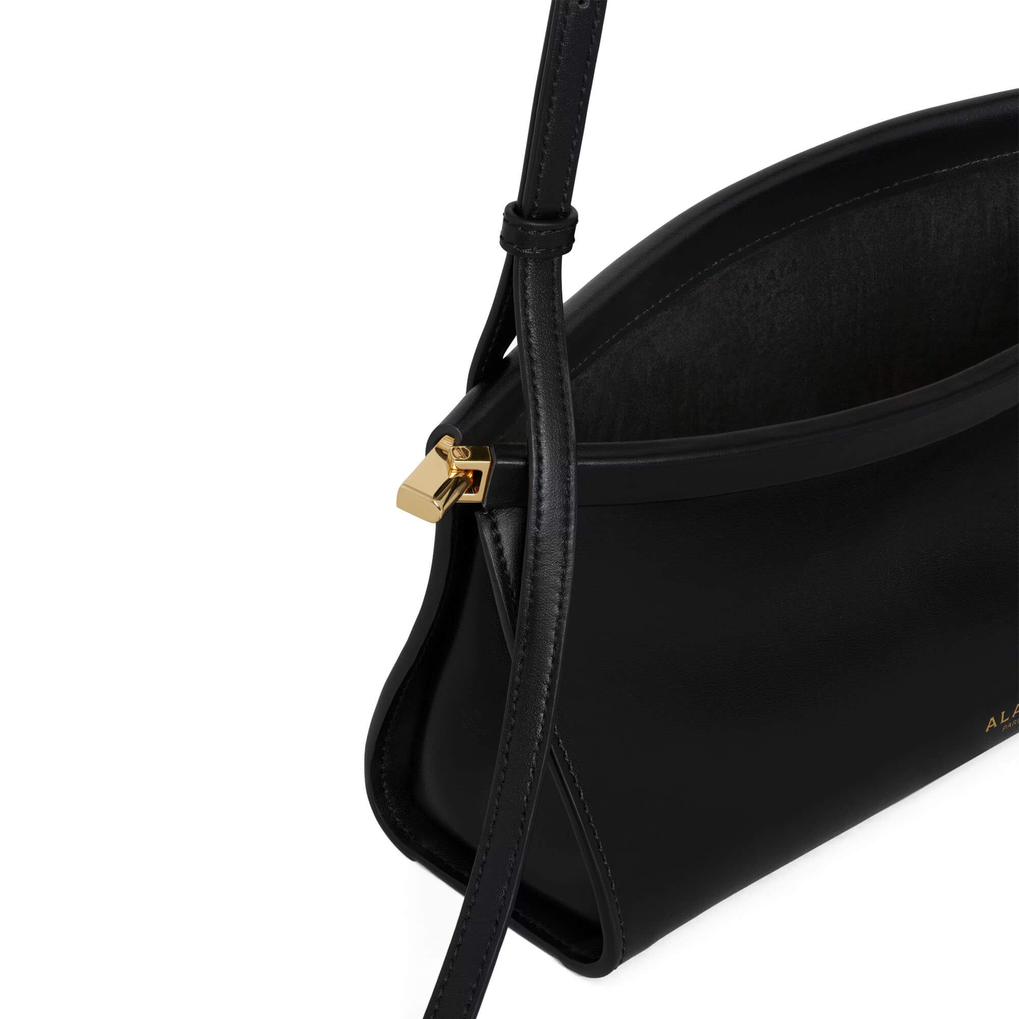 Alaïa Le Click East West Small Bag In Leather