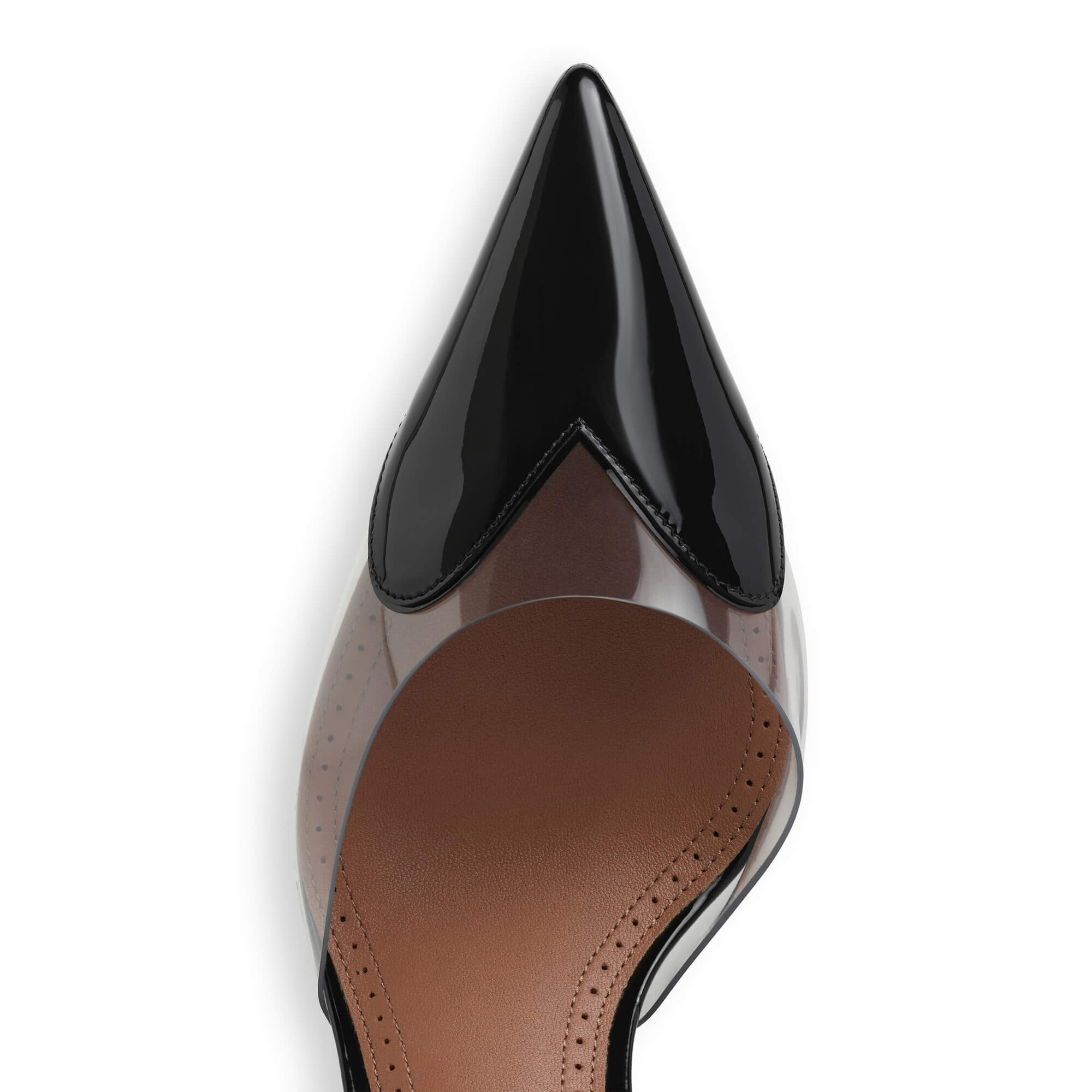 Alaïa Le Coeur Wedge Mules In Patent Leather