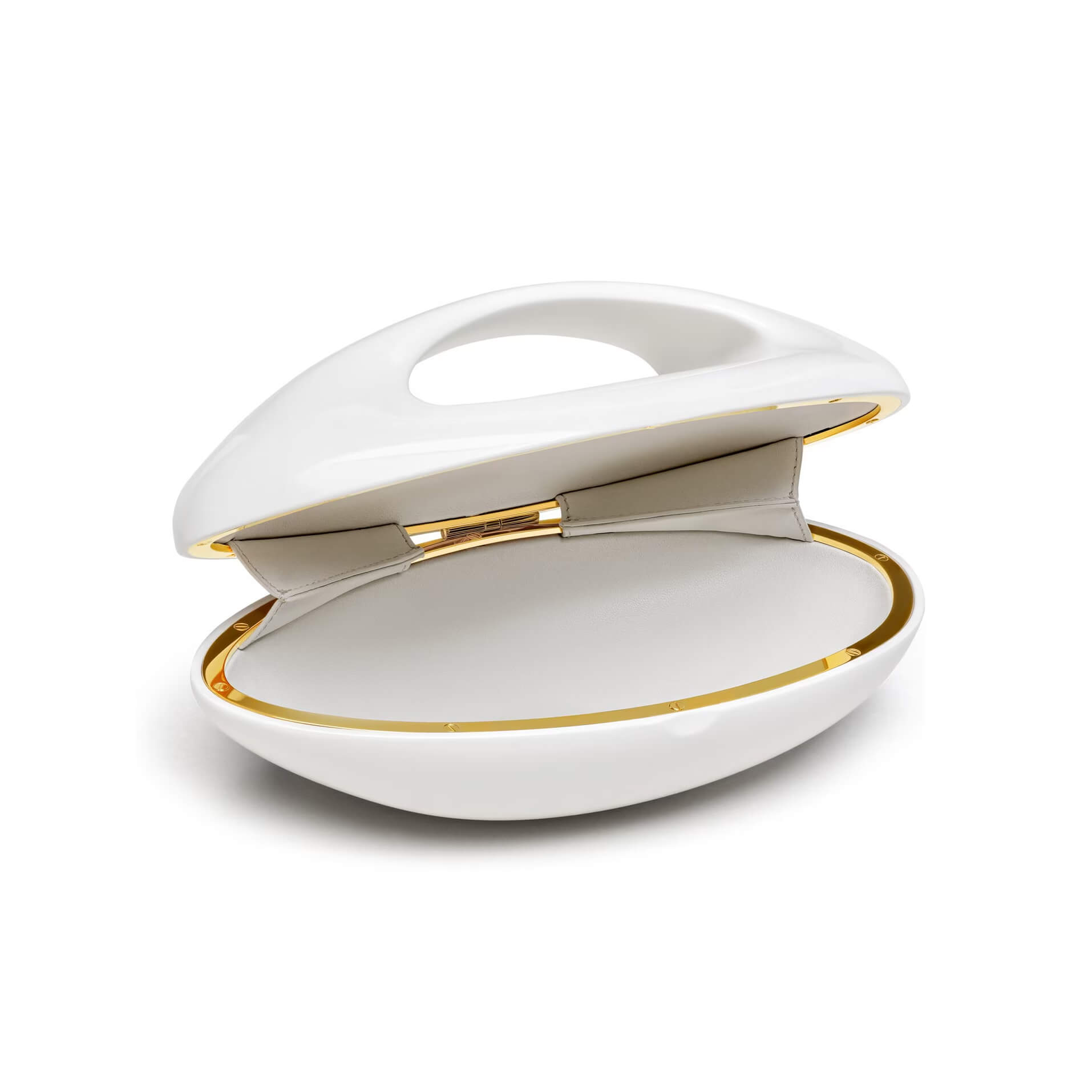 Alaïa Sculptural Minaudiere In Resin