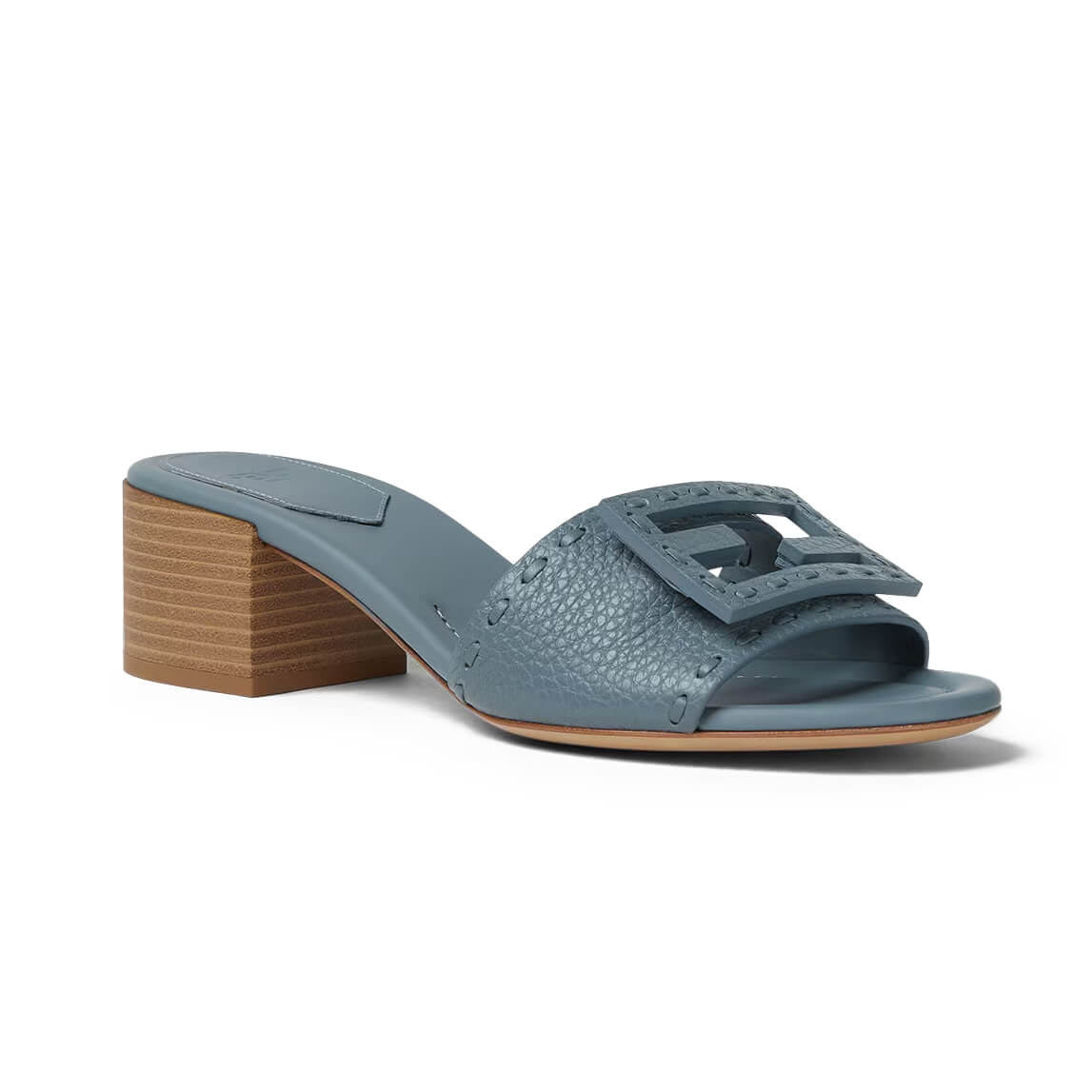 Fendi Baguette Medium-heel Slides
