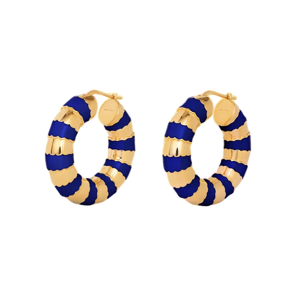 Celine Frosted Hoop Earrings