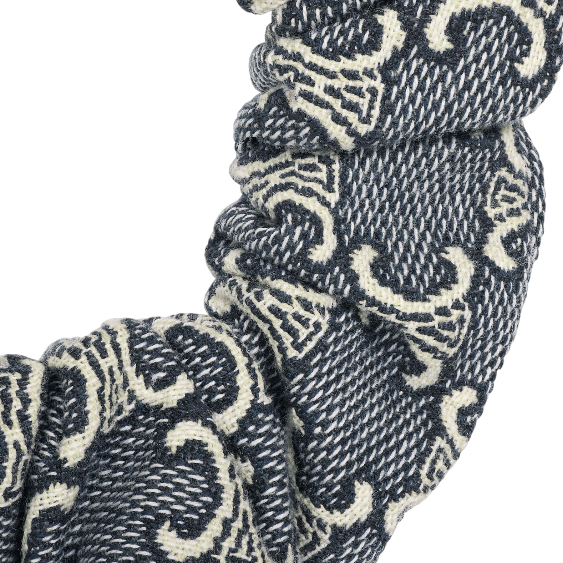 Celine Jacquard Triomphe Scrunchy