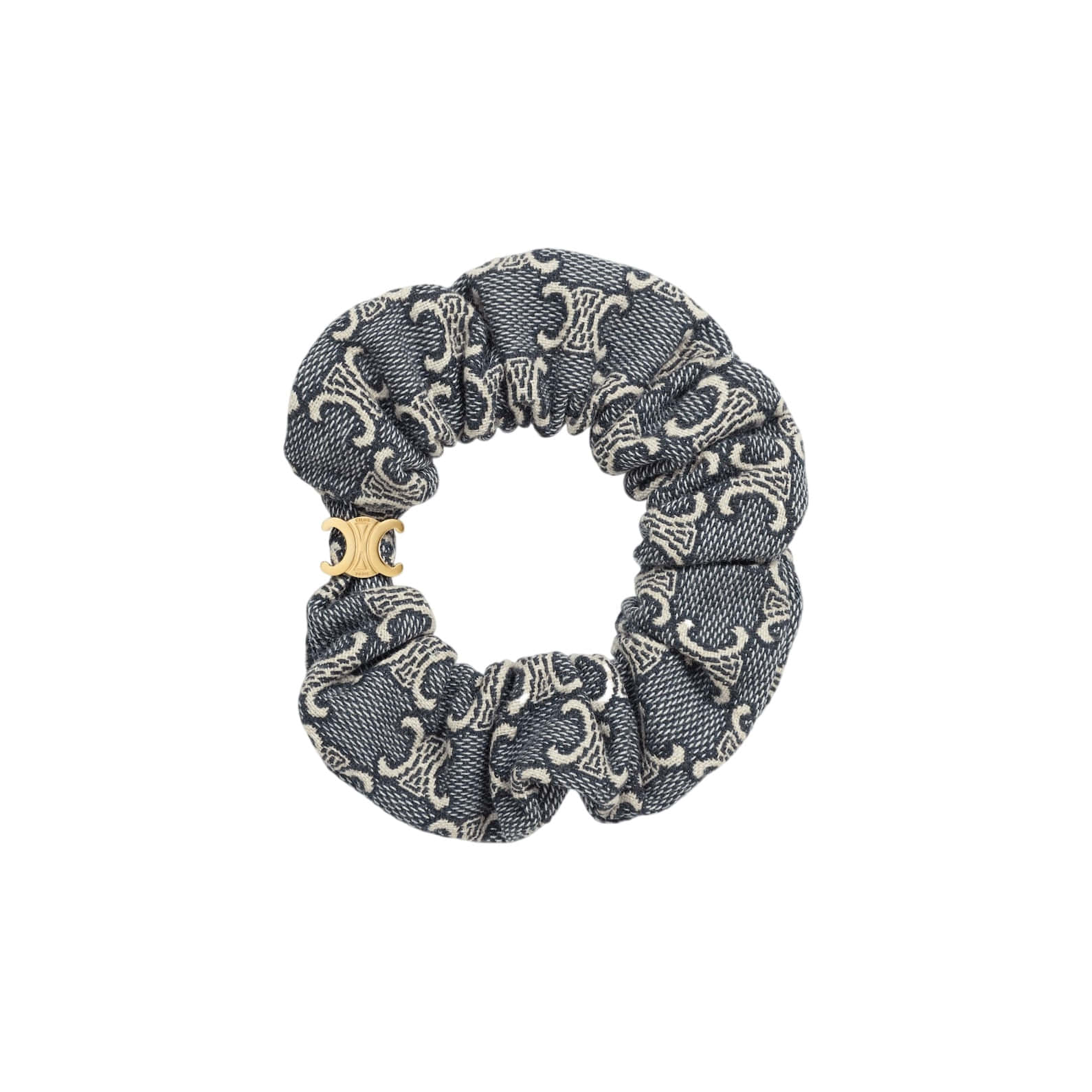 Celine Jacquard Triomphe Scrunchy