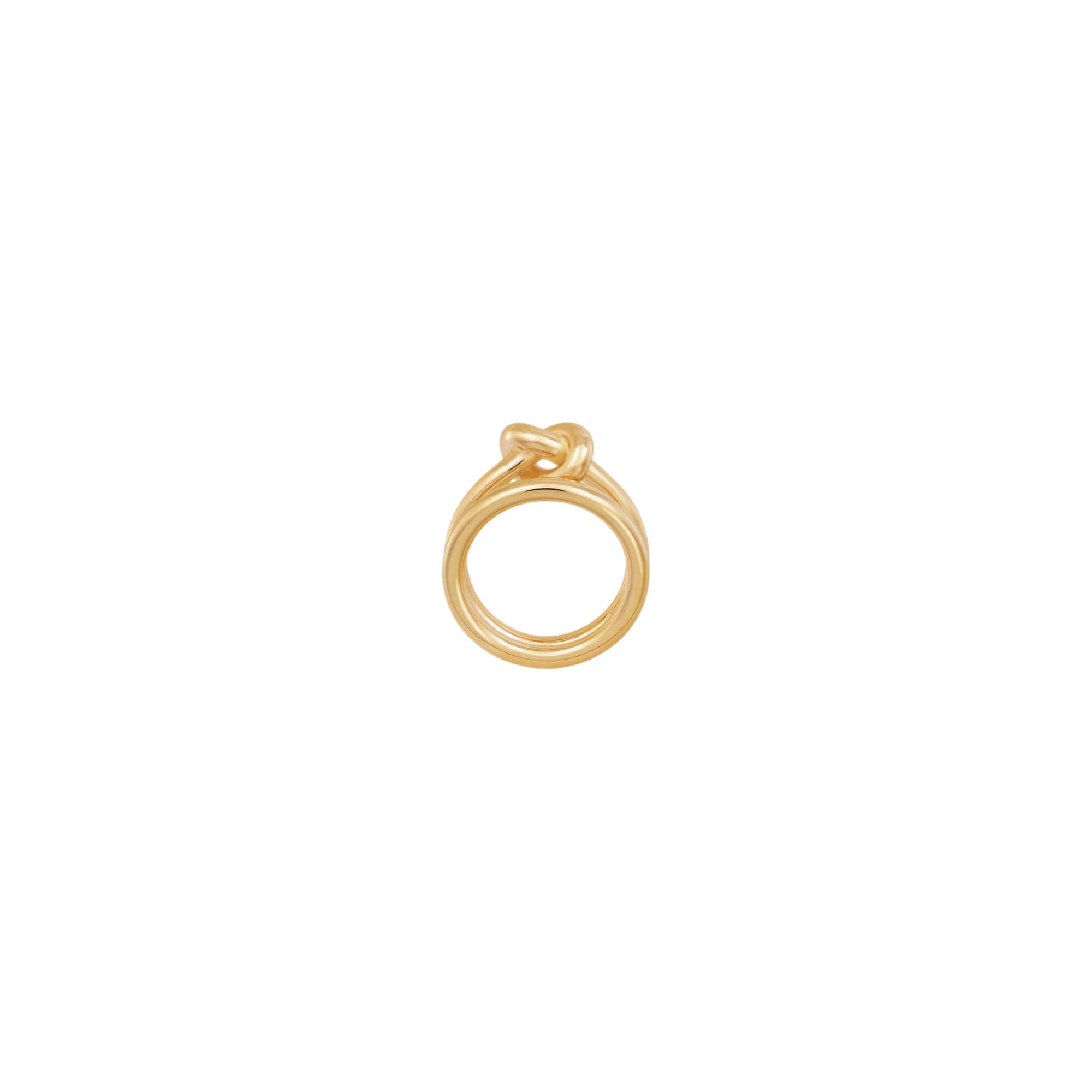 Celine Knot Double Ring