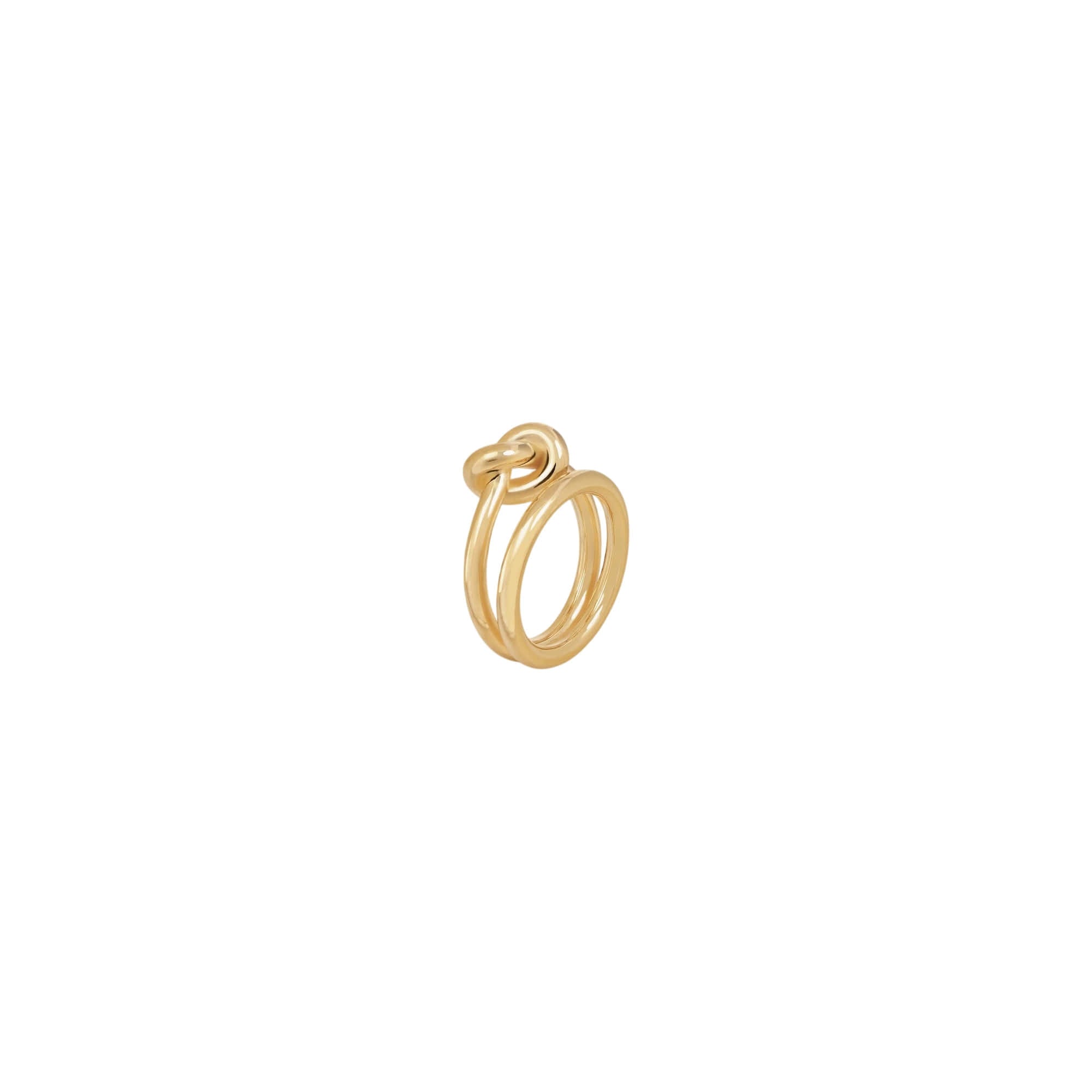 Celine Knot Double Ring