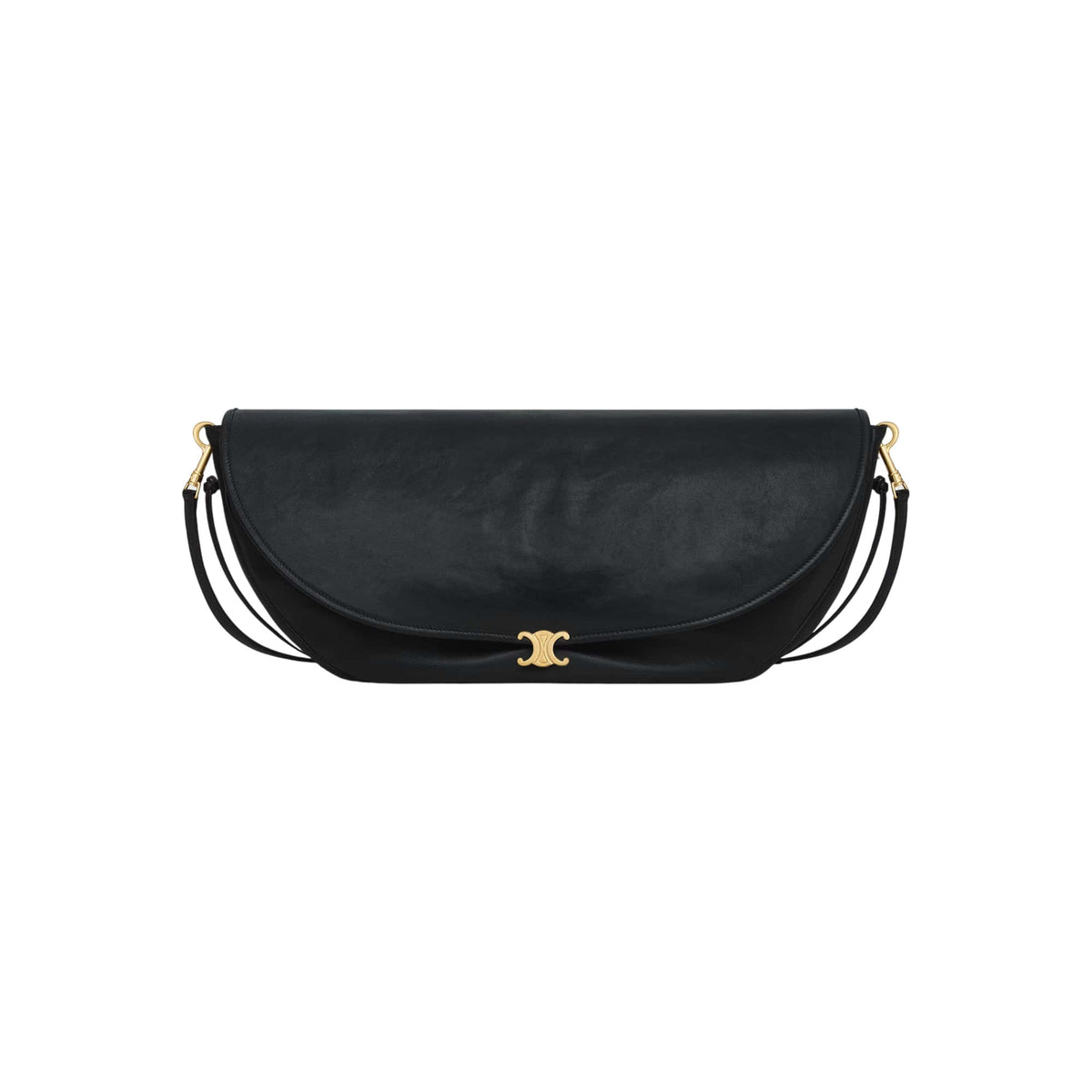Celine Medium Soft Triomphe Halfmoon Bag