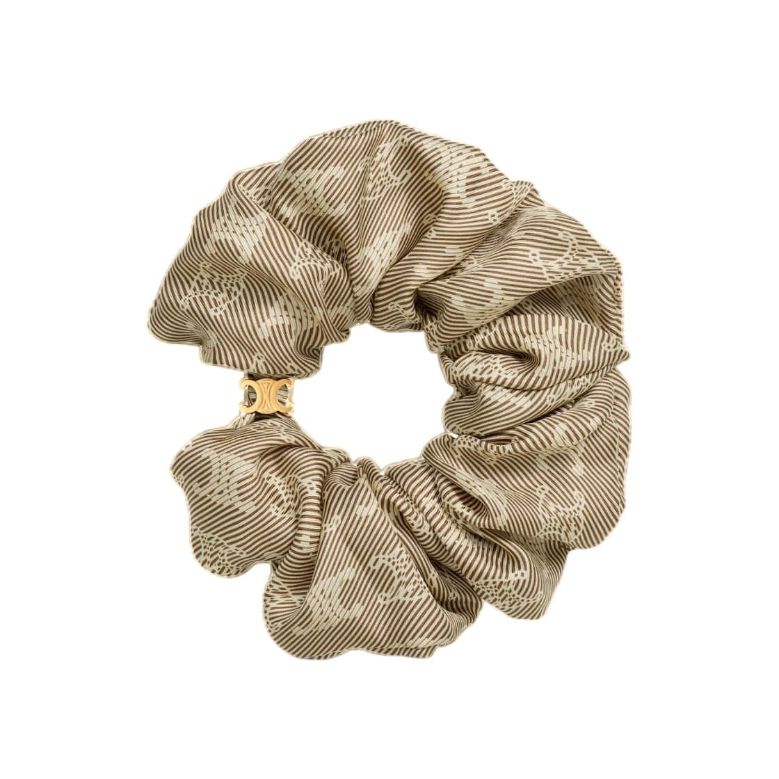 Celine Triomphe Diagonale Scrunchy
