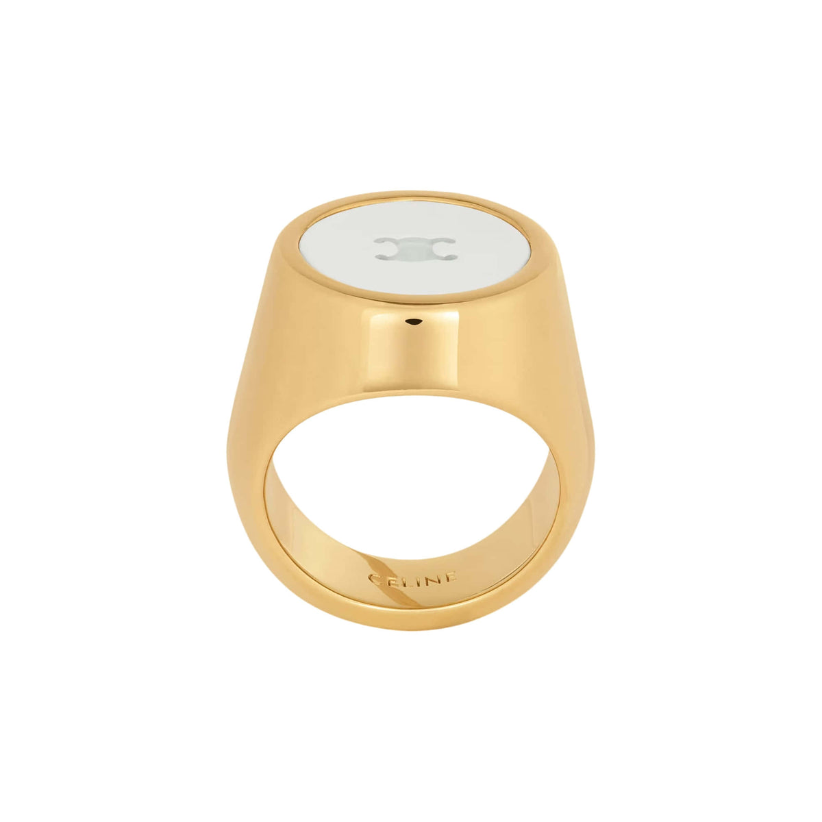 Celine Triomphe Signet Ring