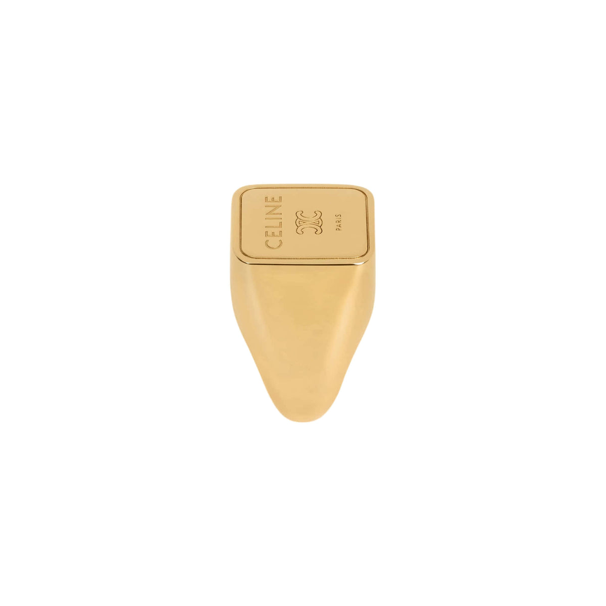 Celine Triomphe Square Signet Ring