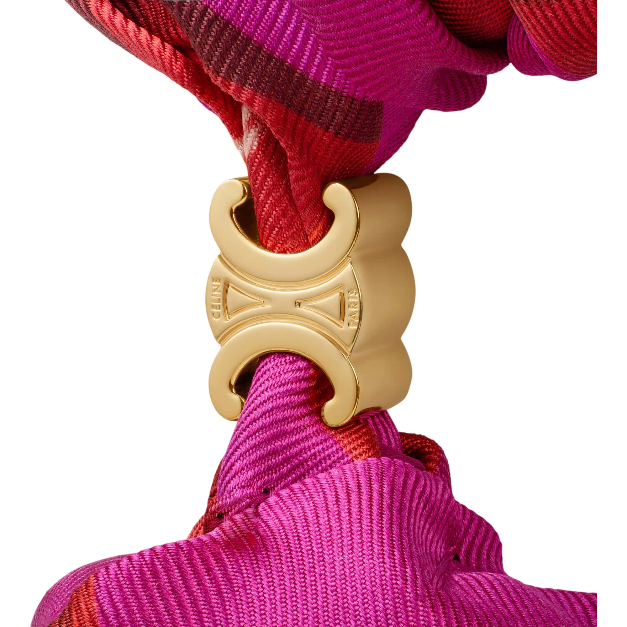 Celine Weaved Ribbons Scrunchy