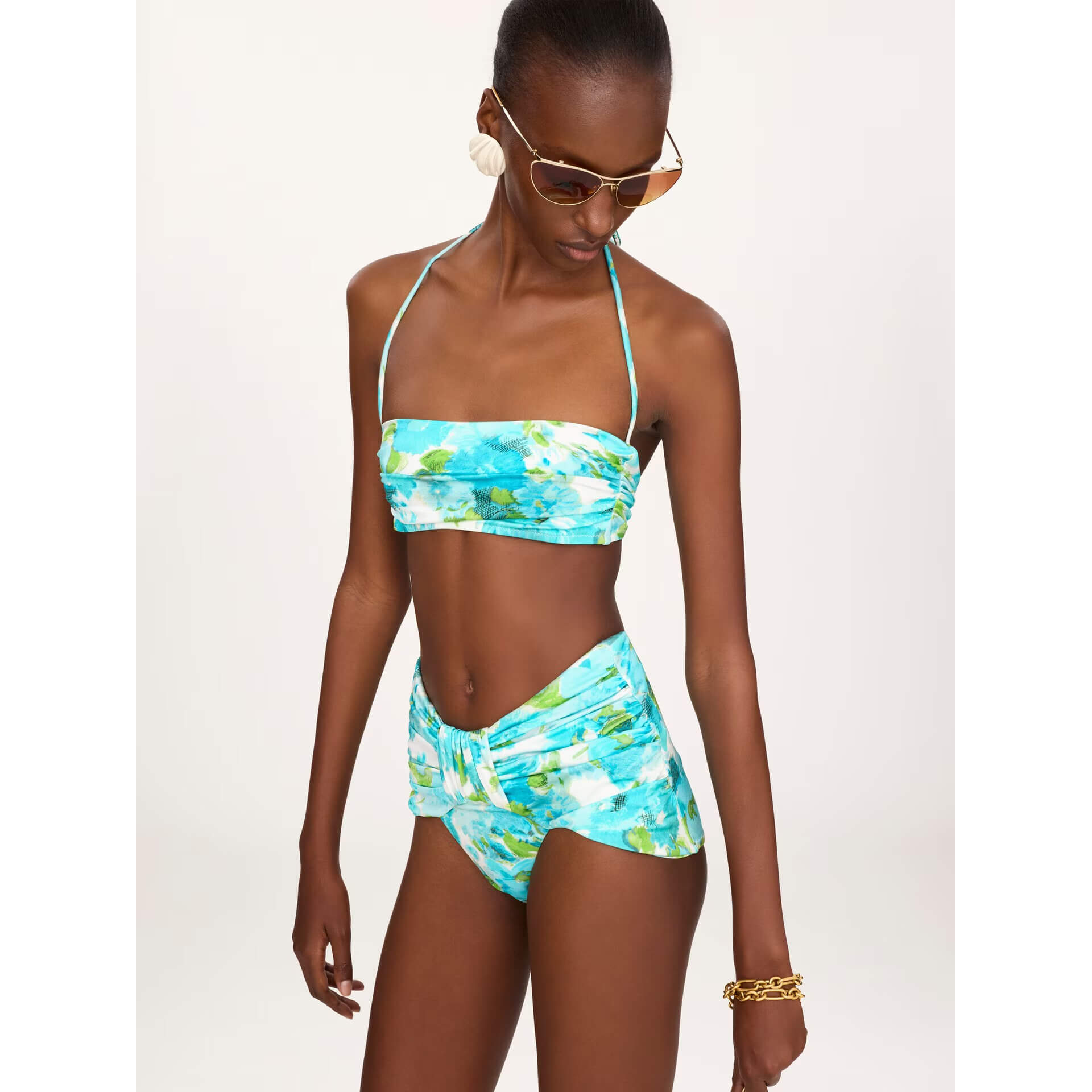 Chloé Mid-rise Draped Bikini Bottoms