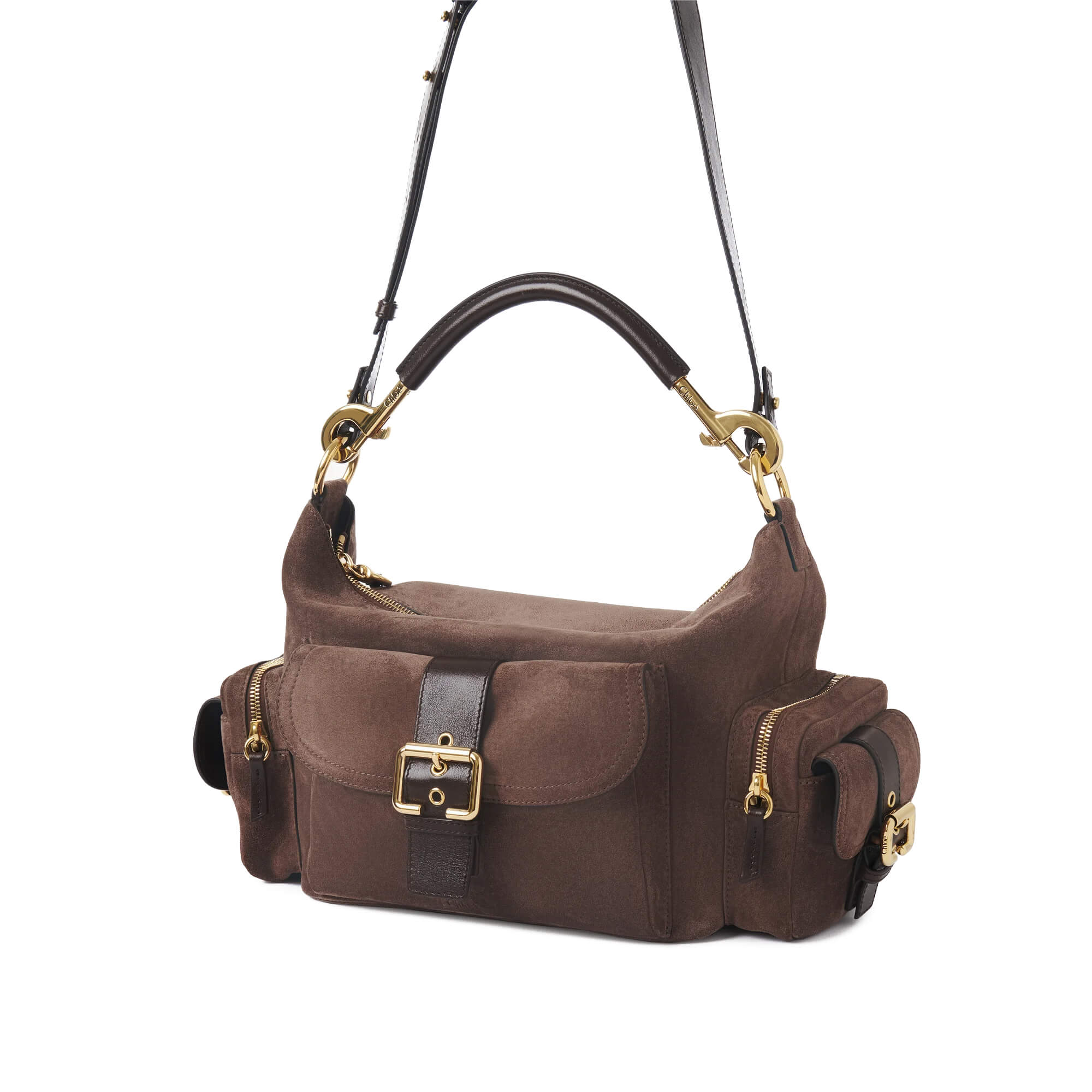 Chloé Camera Bag In Suede Leather