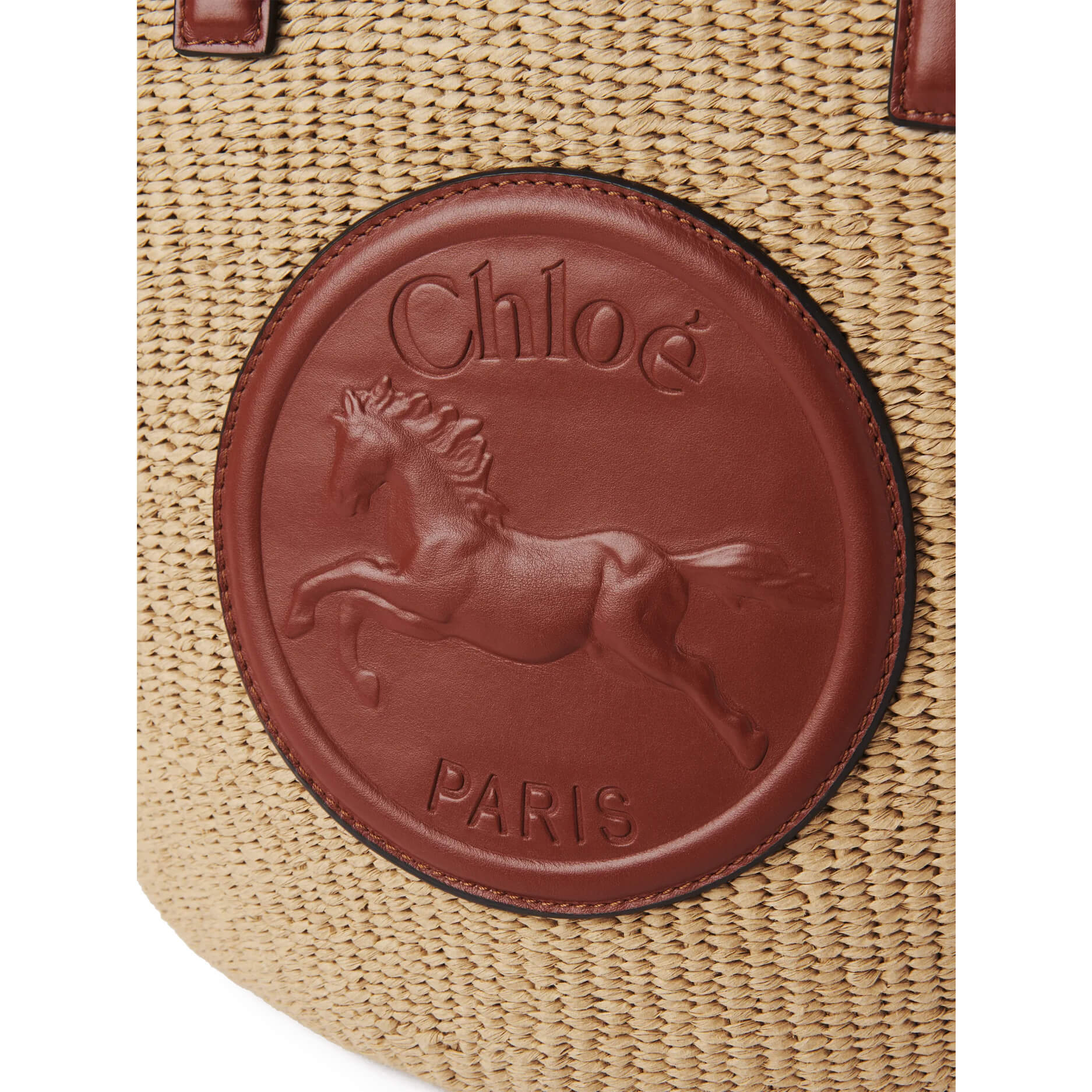 Chloé Large Horse Medal Basket