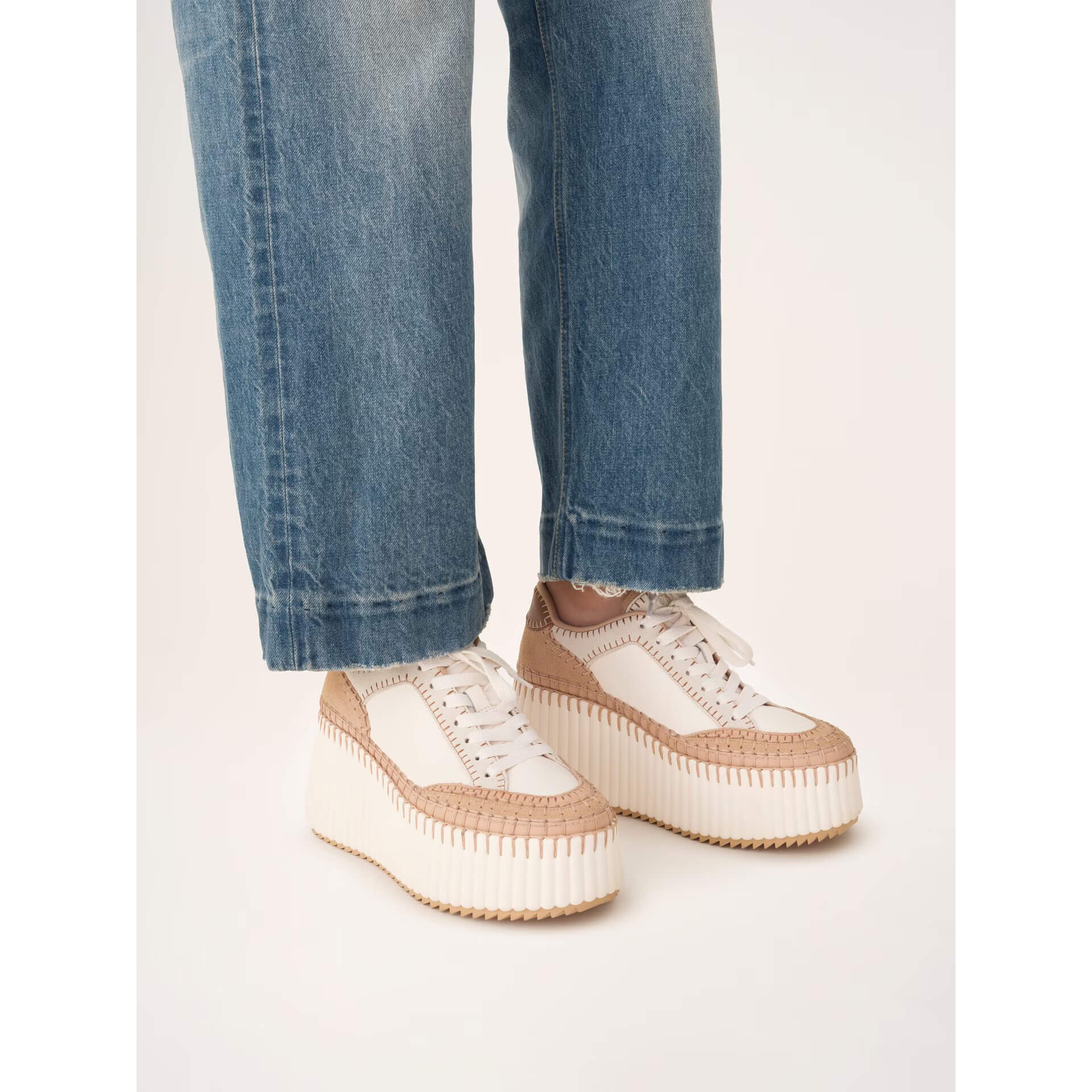 Chloé Nama Wedge Sneaker