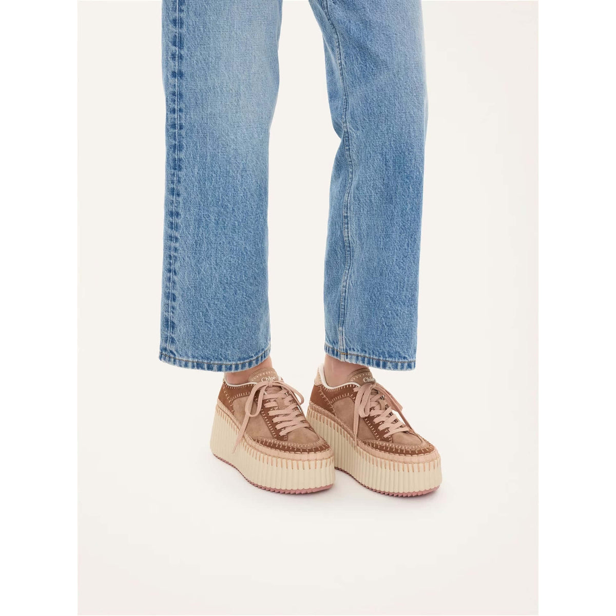 Chloé Nama Wedge Sneakers