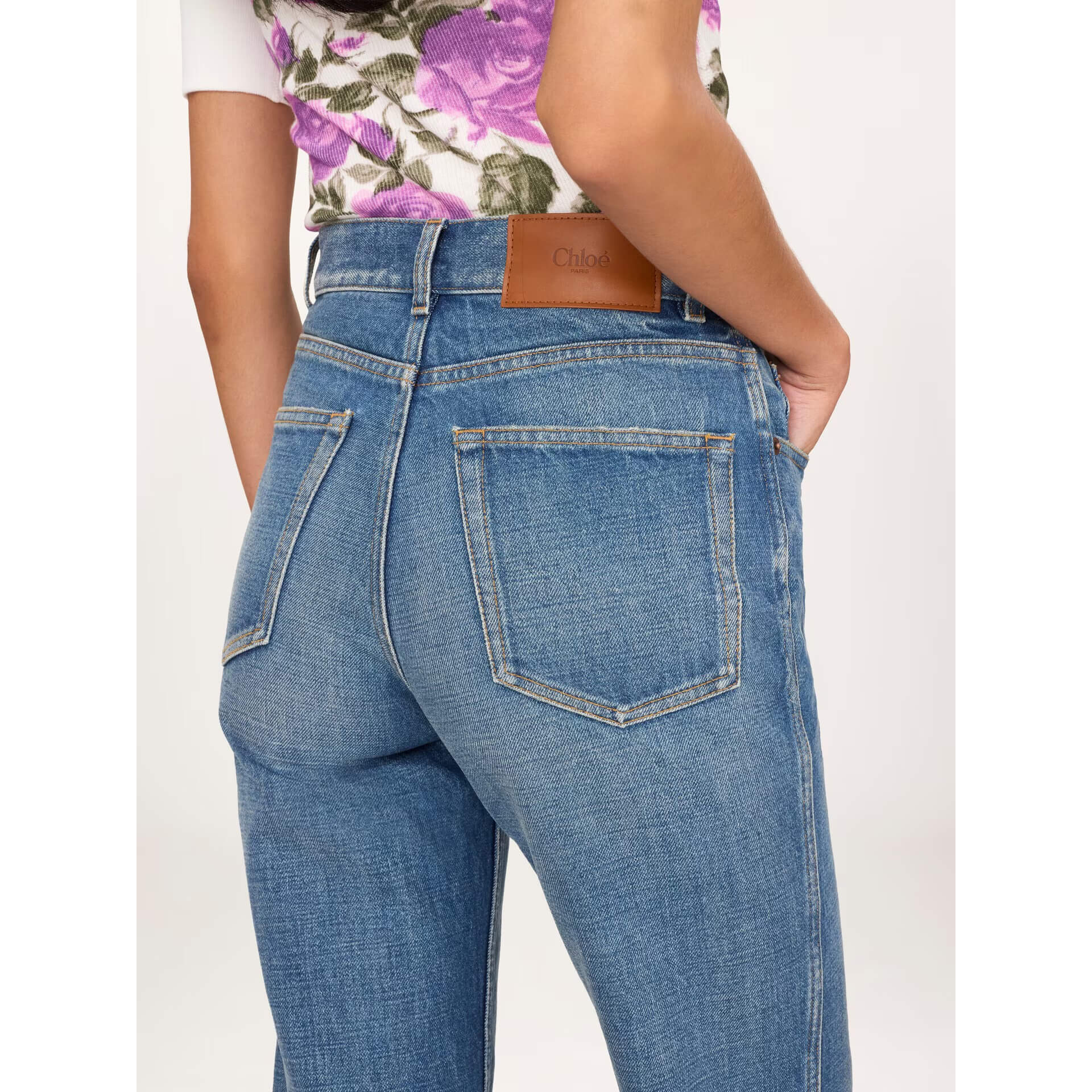 Chloé Straight Jeans In Denim