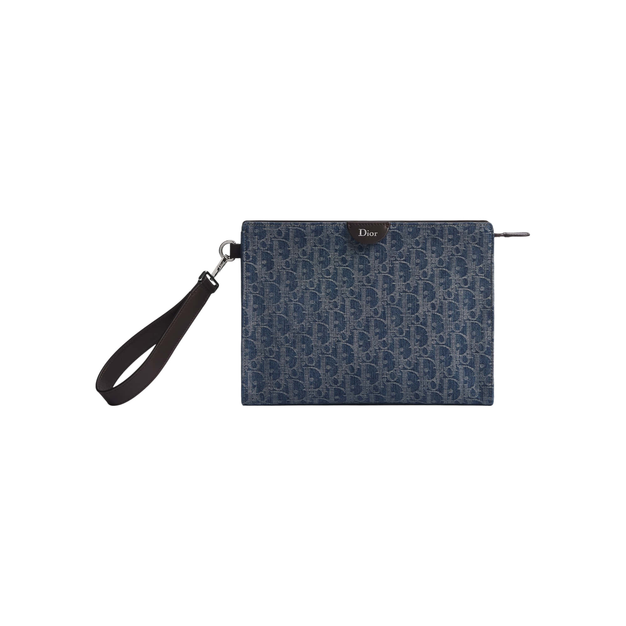 Dior A5 Triangle Pouch (Oblique Denim - No Images!)