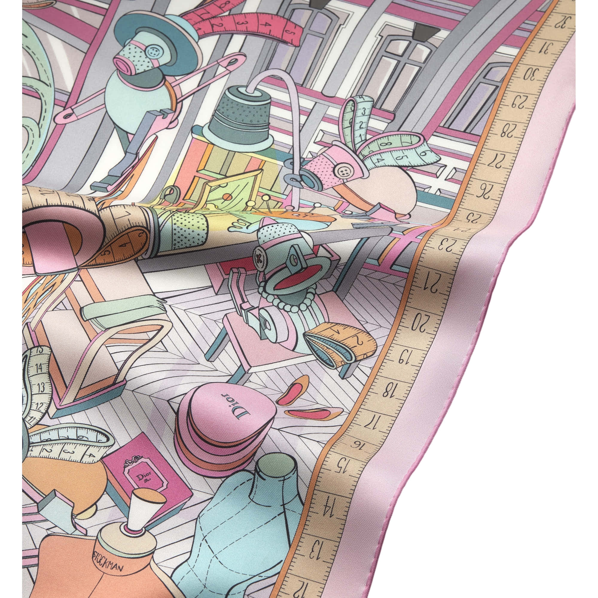 Dior Atelier 90 Scarf
