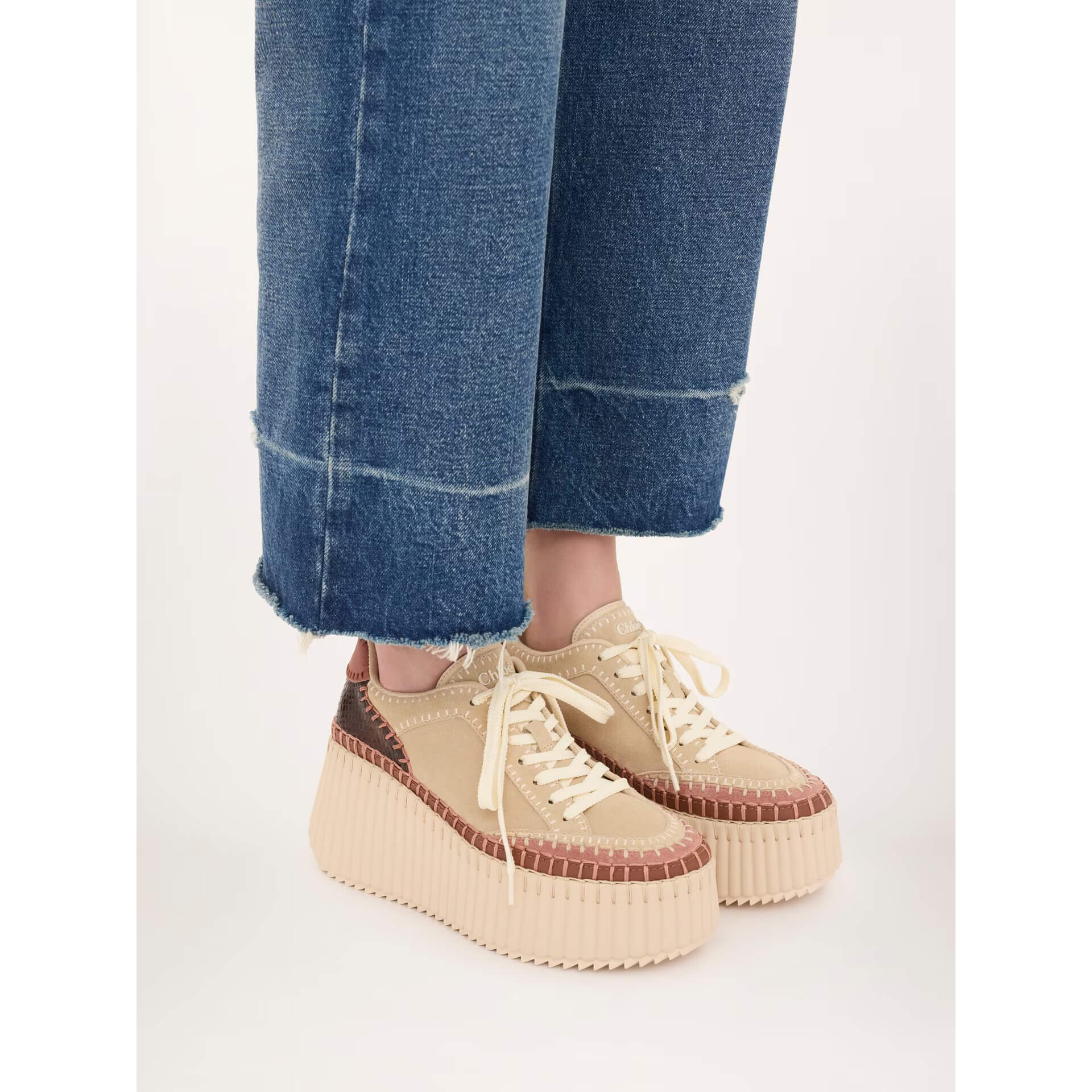 Chloé Nama Wedge Sneakers