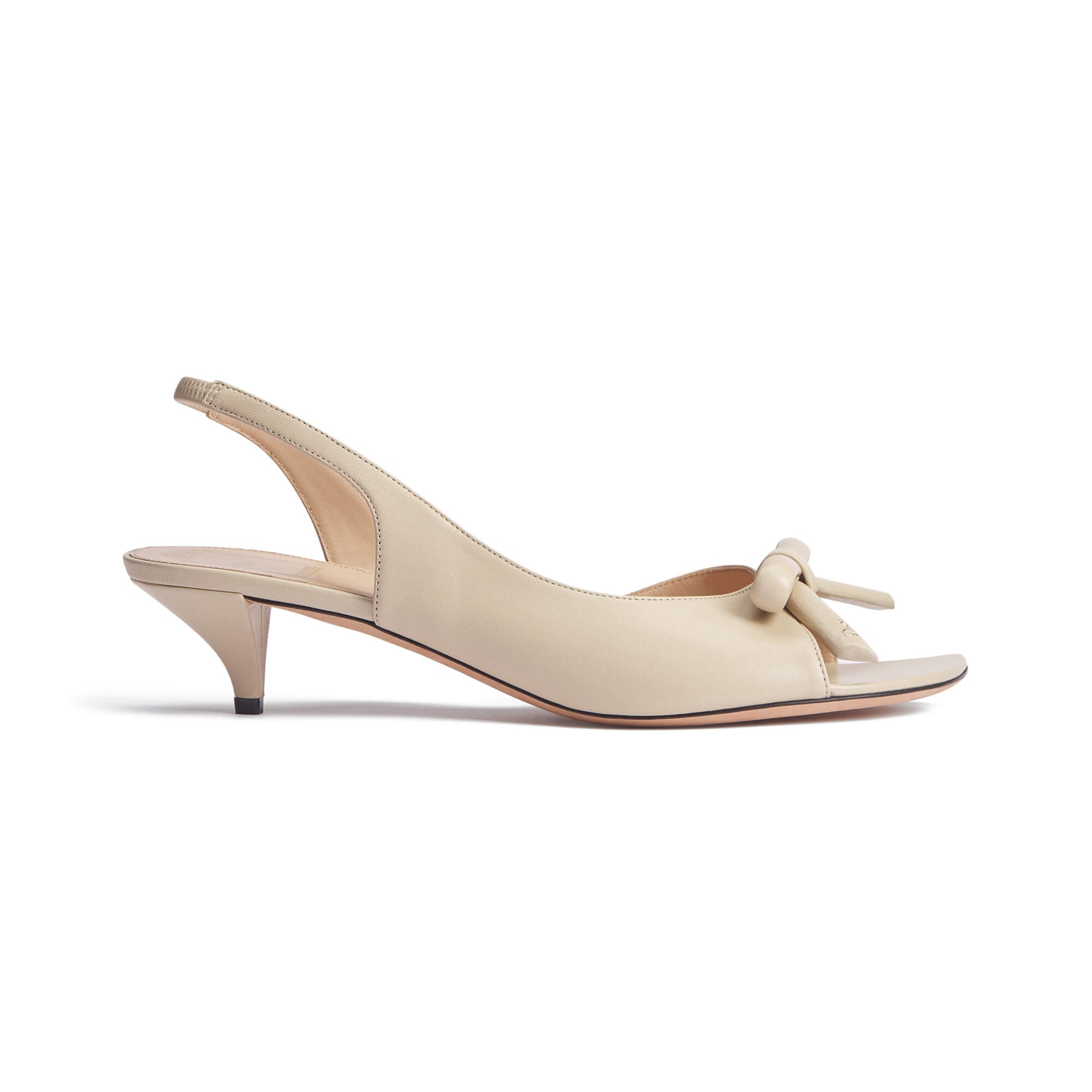Dior Bow Heeled Slingback Sandal