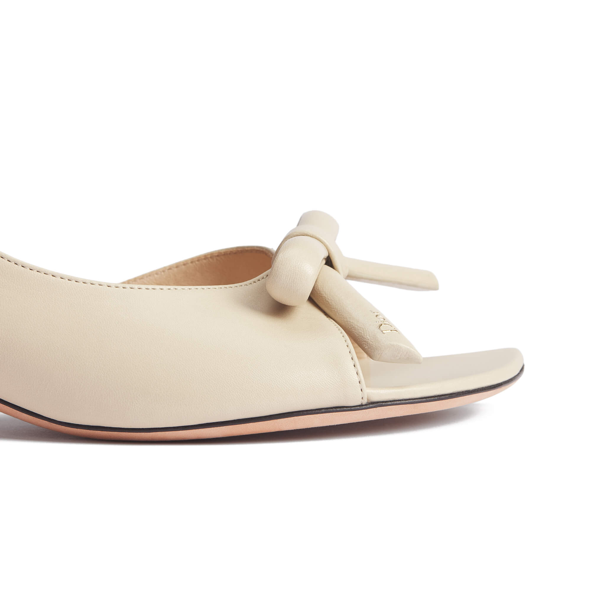 Dior Bow Heeled Slingback Sandal
