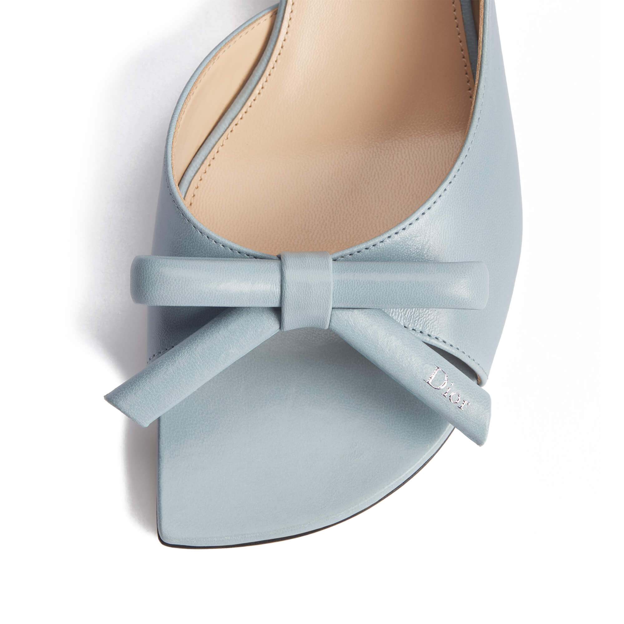 Dior Bow Heeled Slingback Sandal